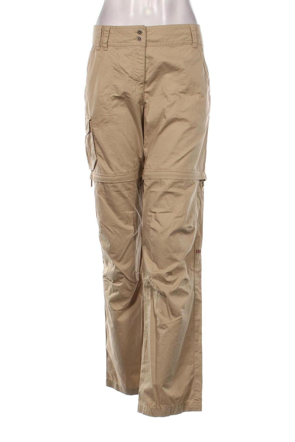 Дамски панталон Quechua, Размер L, Цвят Бежов, Цена 12,87 лв.