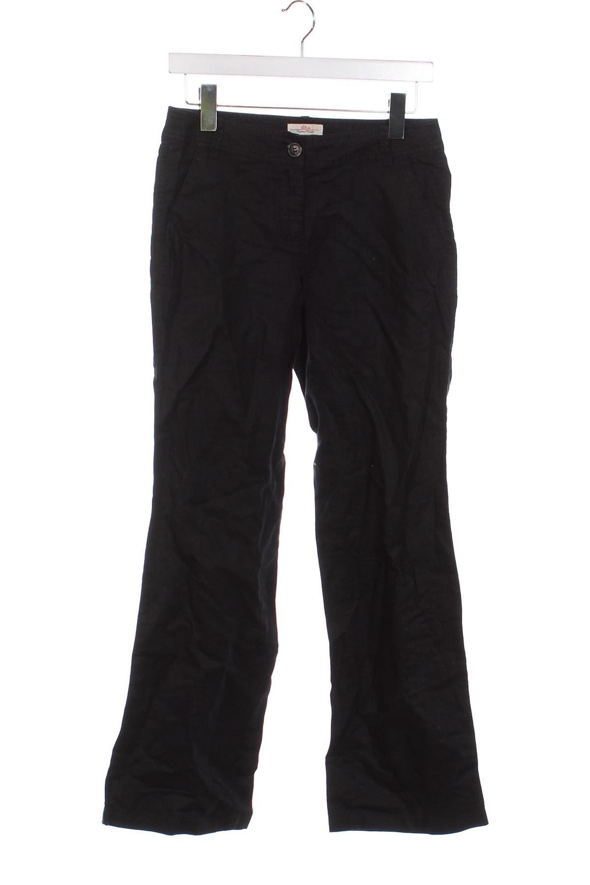 Γυναικείο παντελόνι S.Oliver, Μέγεθος XS, Χρώμα Μαύρο, Τιμή 4,66 €