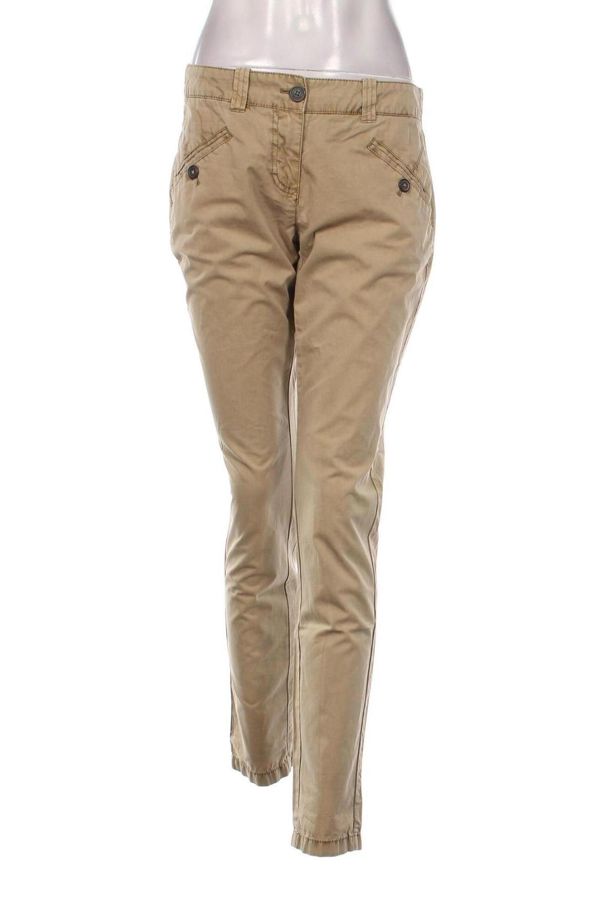 Дамски панталон S.Oliver, Размер M, Цвят Бежов, Цена 15,66 лв.
