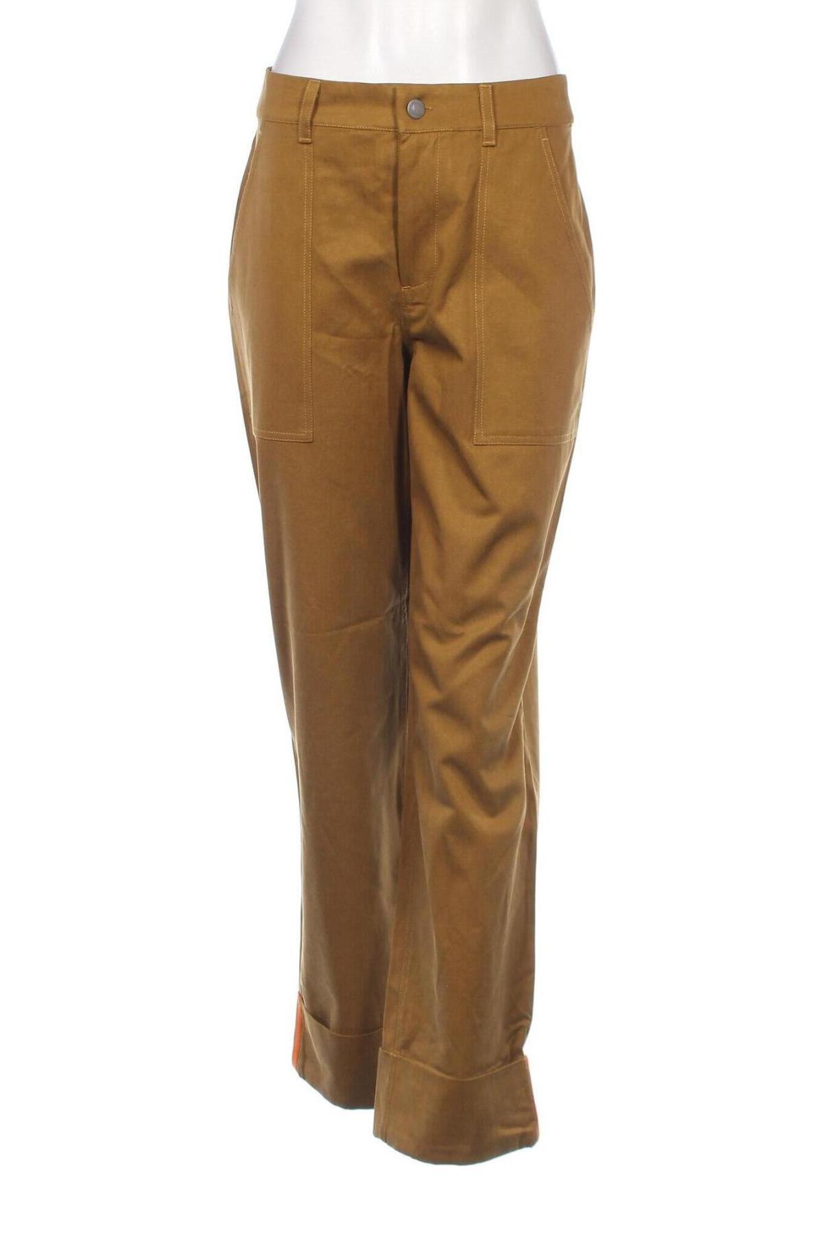 Дамски панталон Tamaris, Размер S, Цвят Кафяв, Цена 18,27 лв.