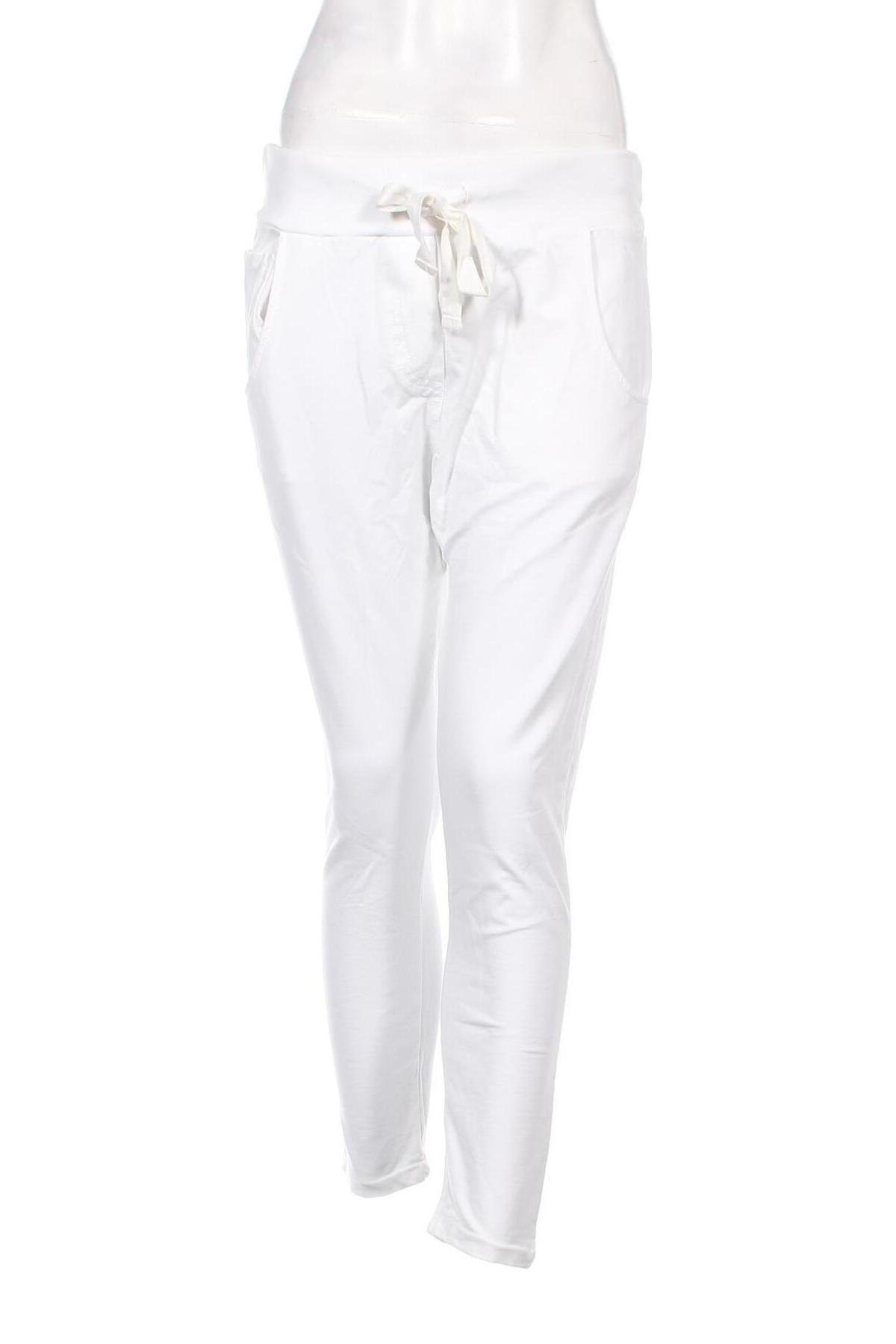 Pantaloni de femei Wendy Trendy, Mărime M, Culoare Alb, Preț 44,89 Lei