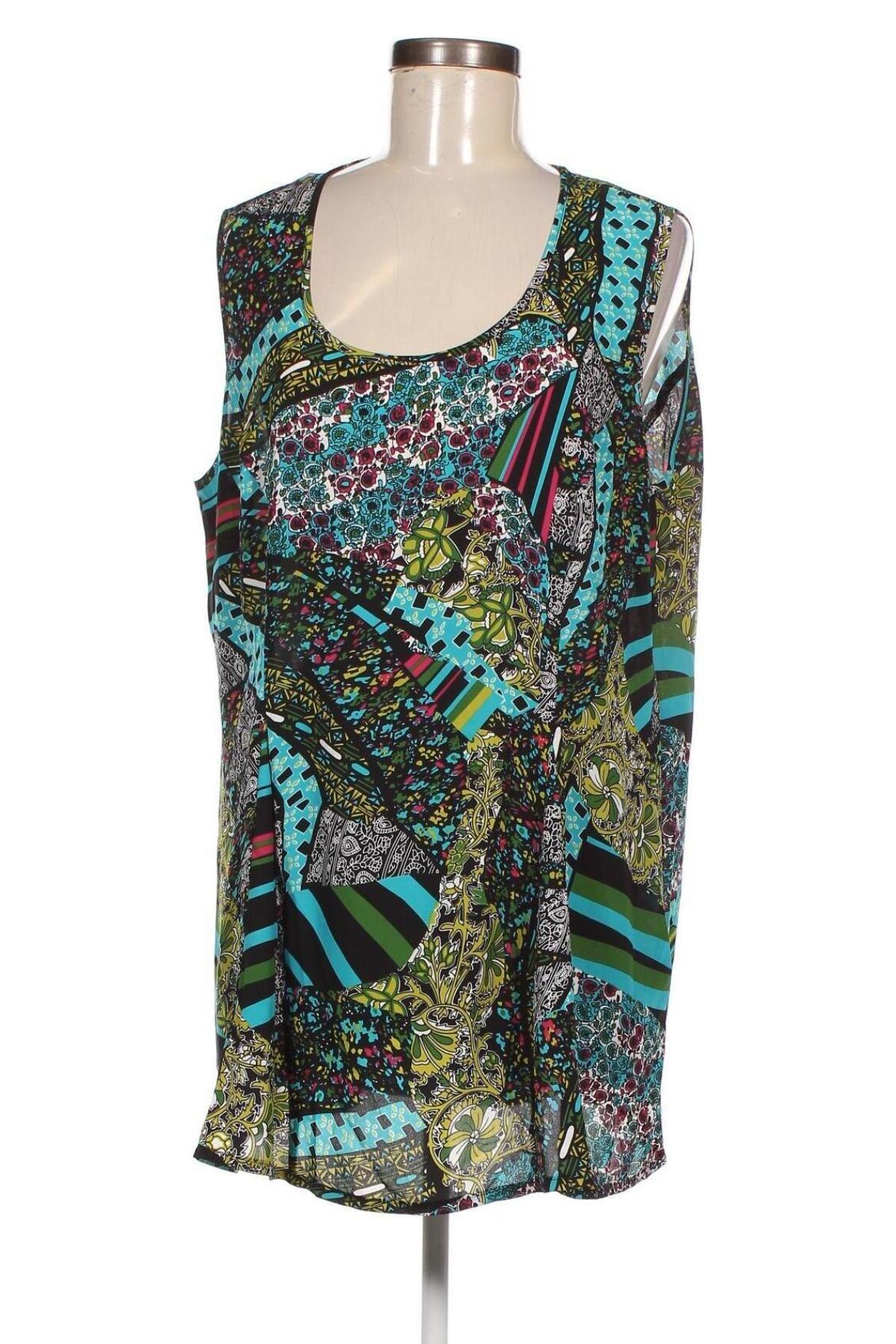 Γυναικείο αμάνικο μπλουζάκι, Μέγεθος XL, Χρώμα Πολύχρωμο, Τιμή 3,46 €