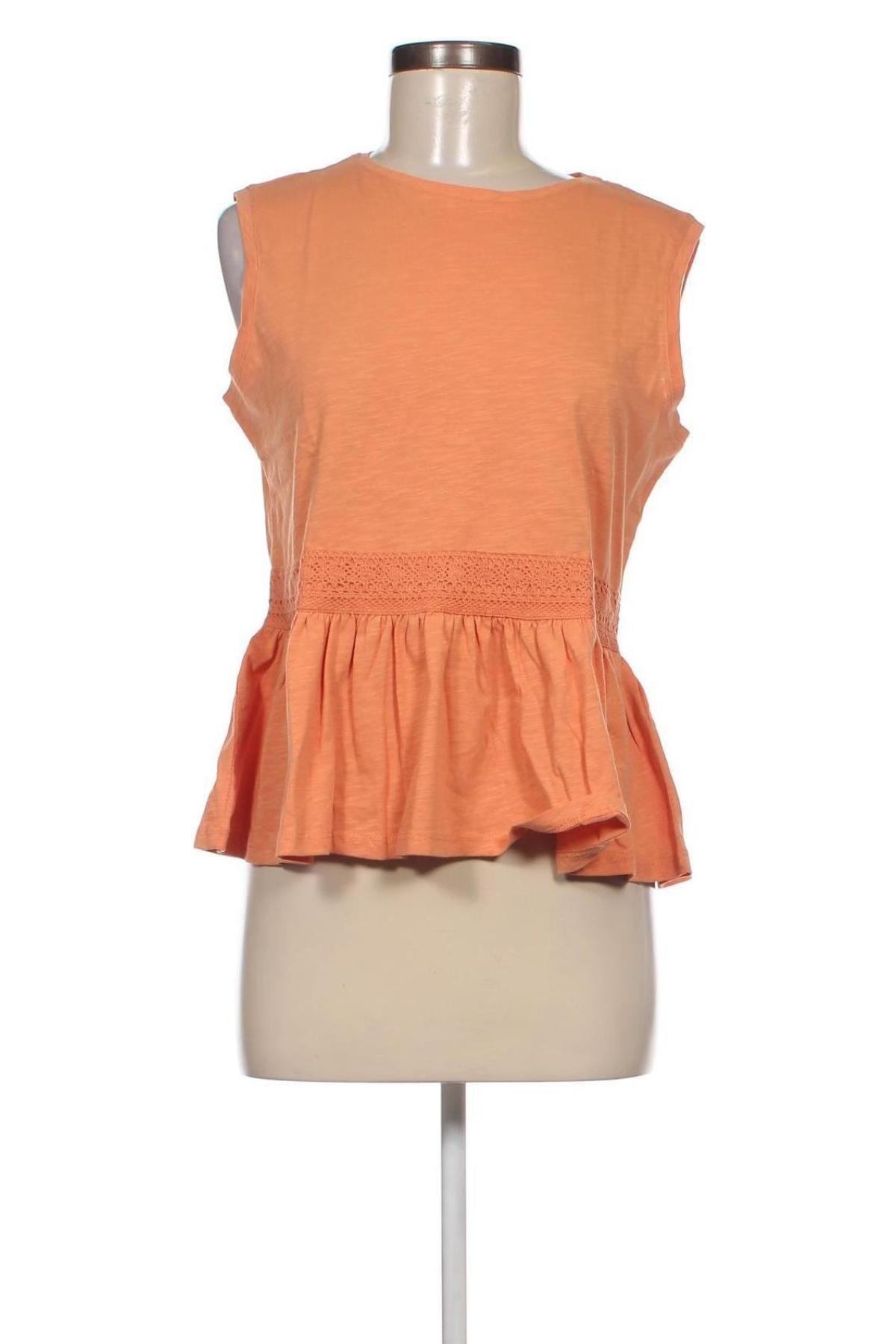 Γυναικείο αμάνικο μπλουζάκι Barbour, Μέγεθος S, Χρώμα Πορτοκαλί, Τιμή 14,02 €
