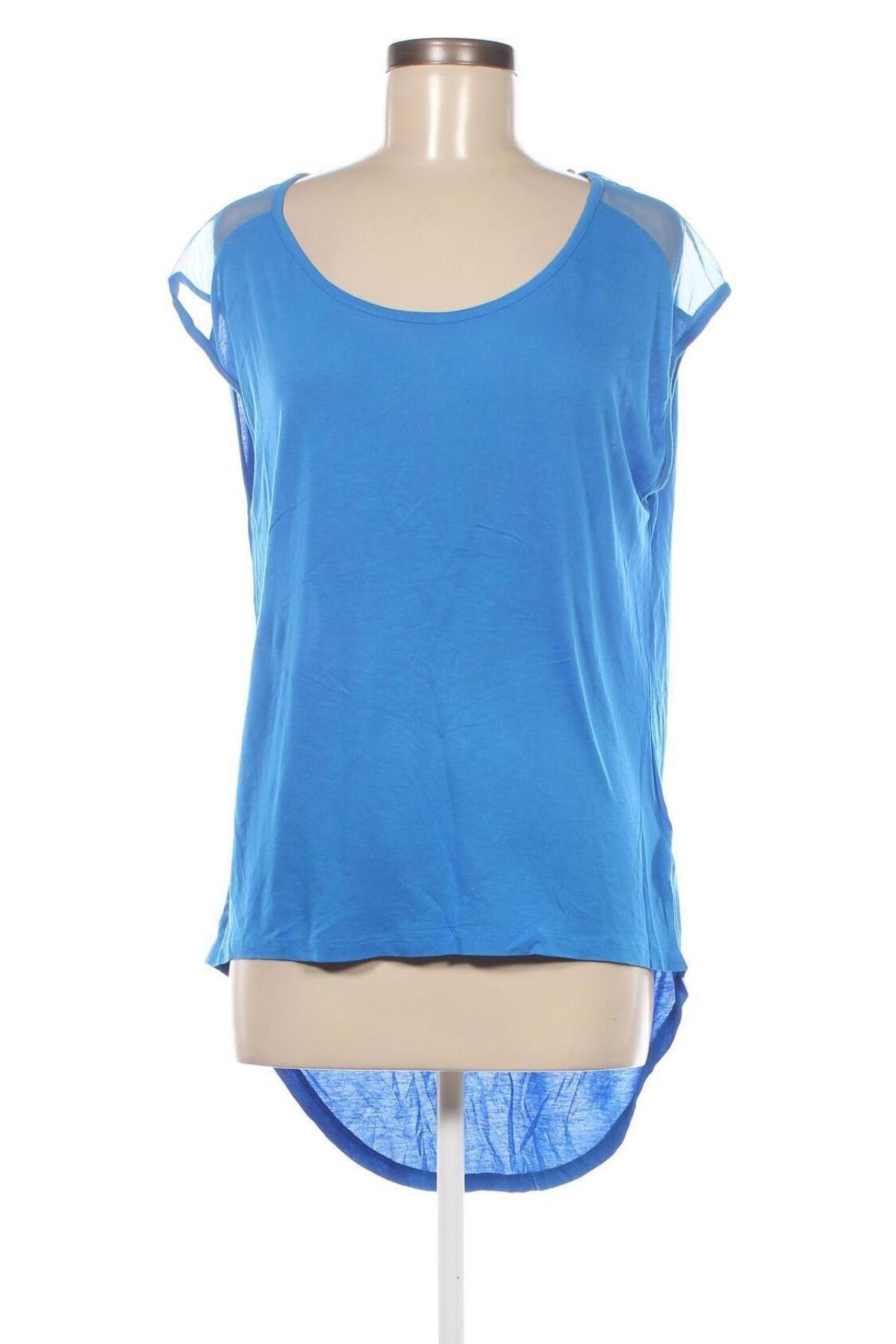 Γυναικείο αμάνικο μπλουζάκι Bershka, Μέγεθος M, Χρώμα Μπλέ, Τιμή 3,94 €