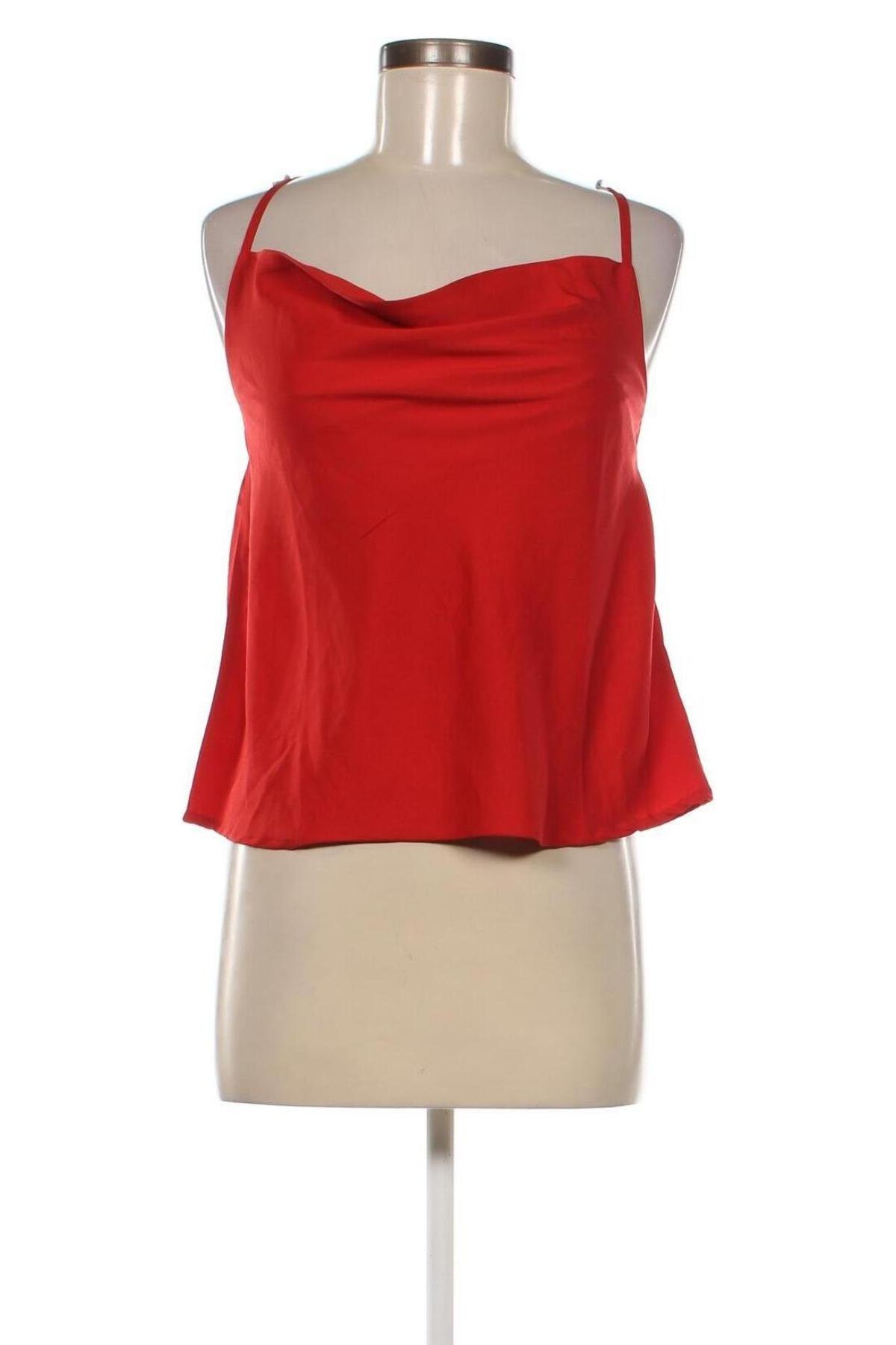 Γυναικείο αμάνικο μπλουζάκι Boohoo, Μέγεθος S, Χρώμα Κόκκινο, Τιμή 8,04 €