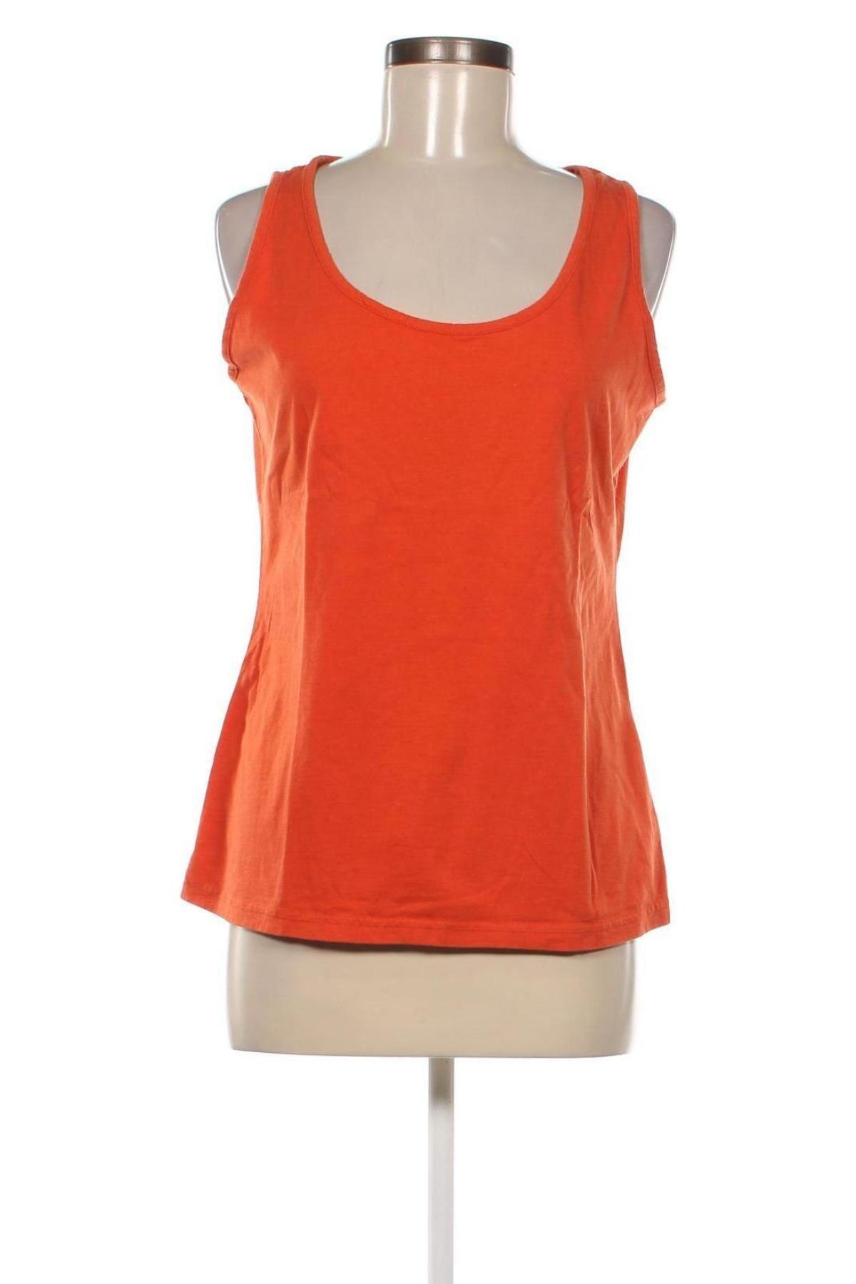 Γυναικείο αμάνικο μπλουζάκι Bpc Bonprix Collection, Μέγεθος M, Χρώμα Πορτοκαλί, Τιμή 5,00 €