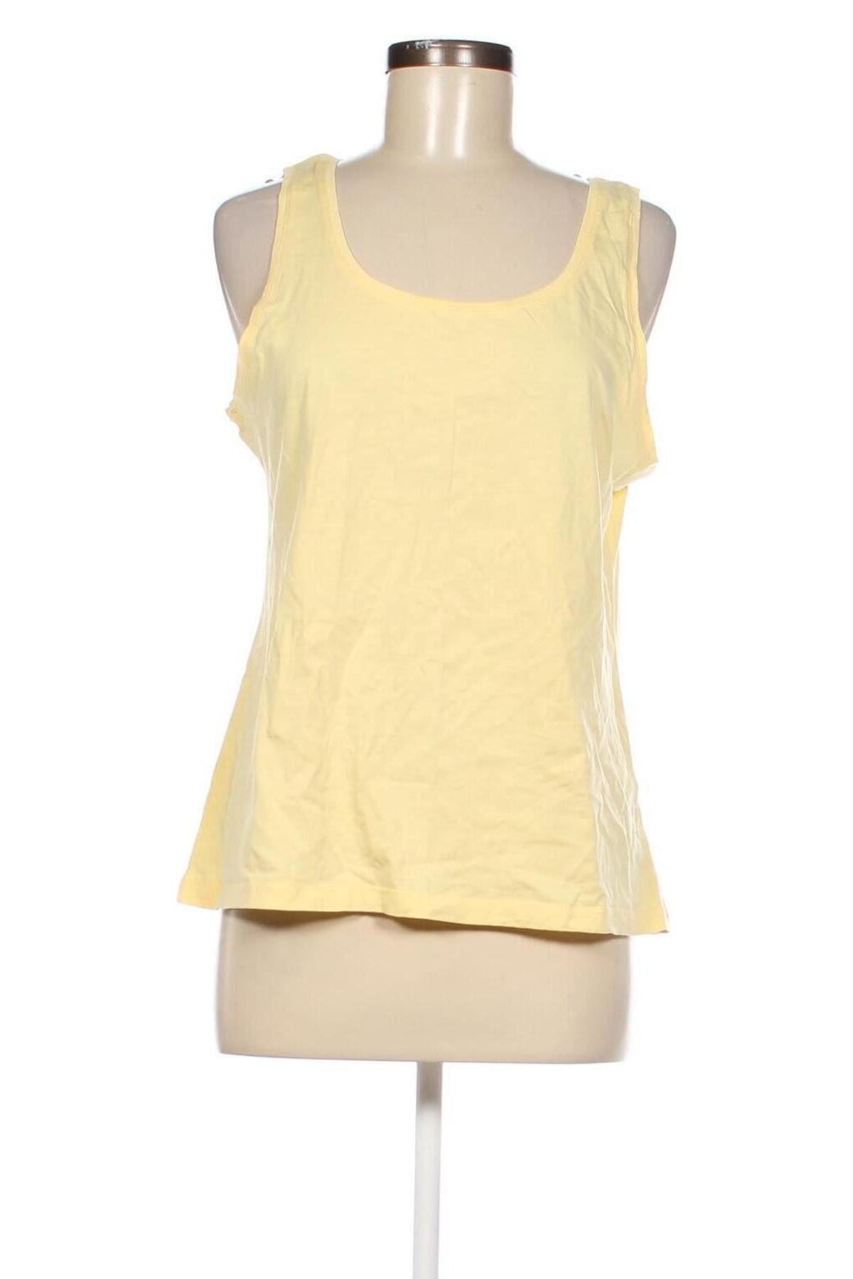 Γυναικείο αμάνικο μπλουζάκι C&A, Μέγεθος L, Χρώμα Κίτρινο, Τιμή 8,04 €