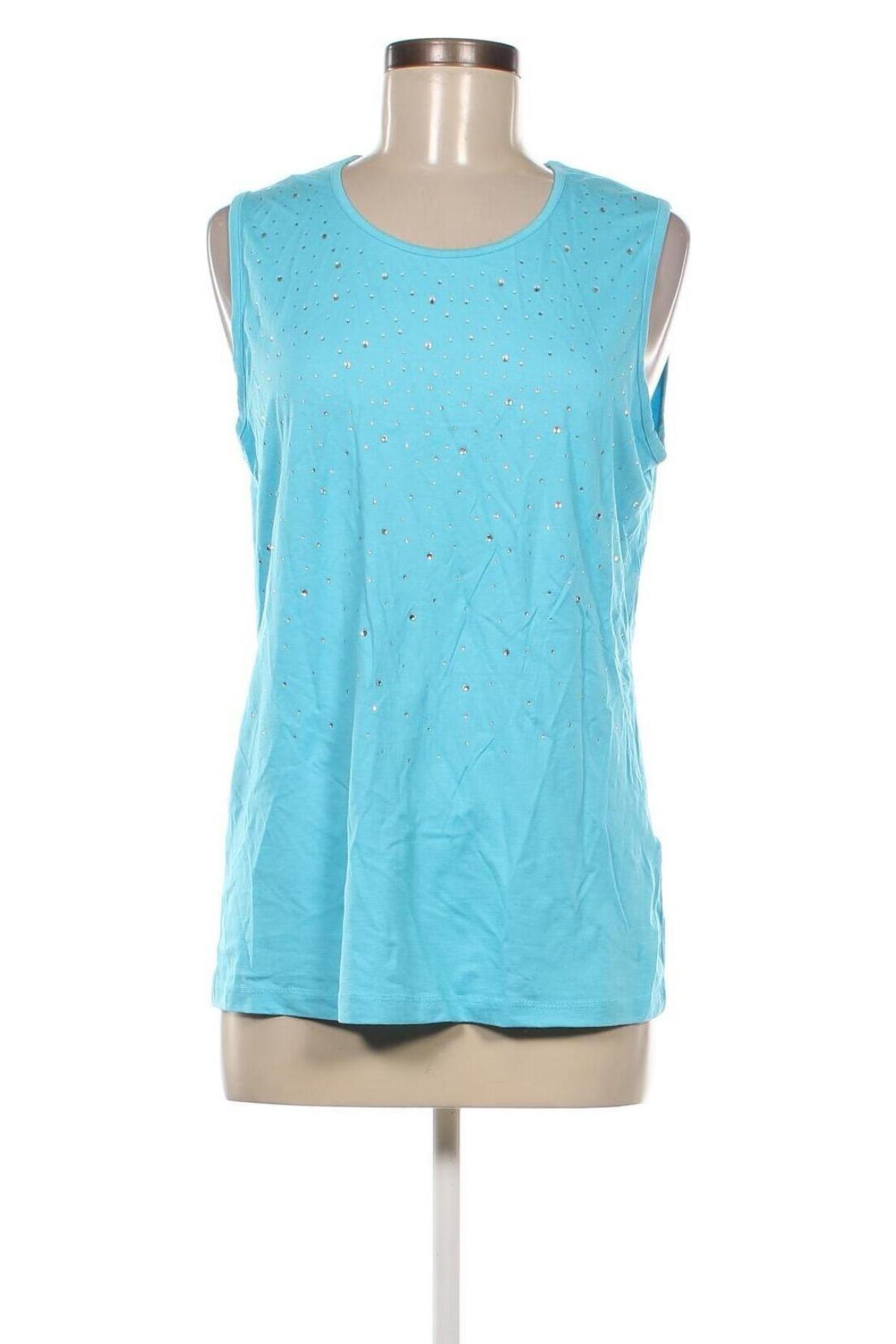 Γυναικείο αμάνικο μπλουζάκι Canda, Μέγεθος M, Χρώμα Μπλέ, Τιμή 2,41 €