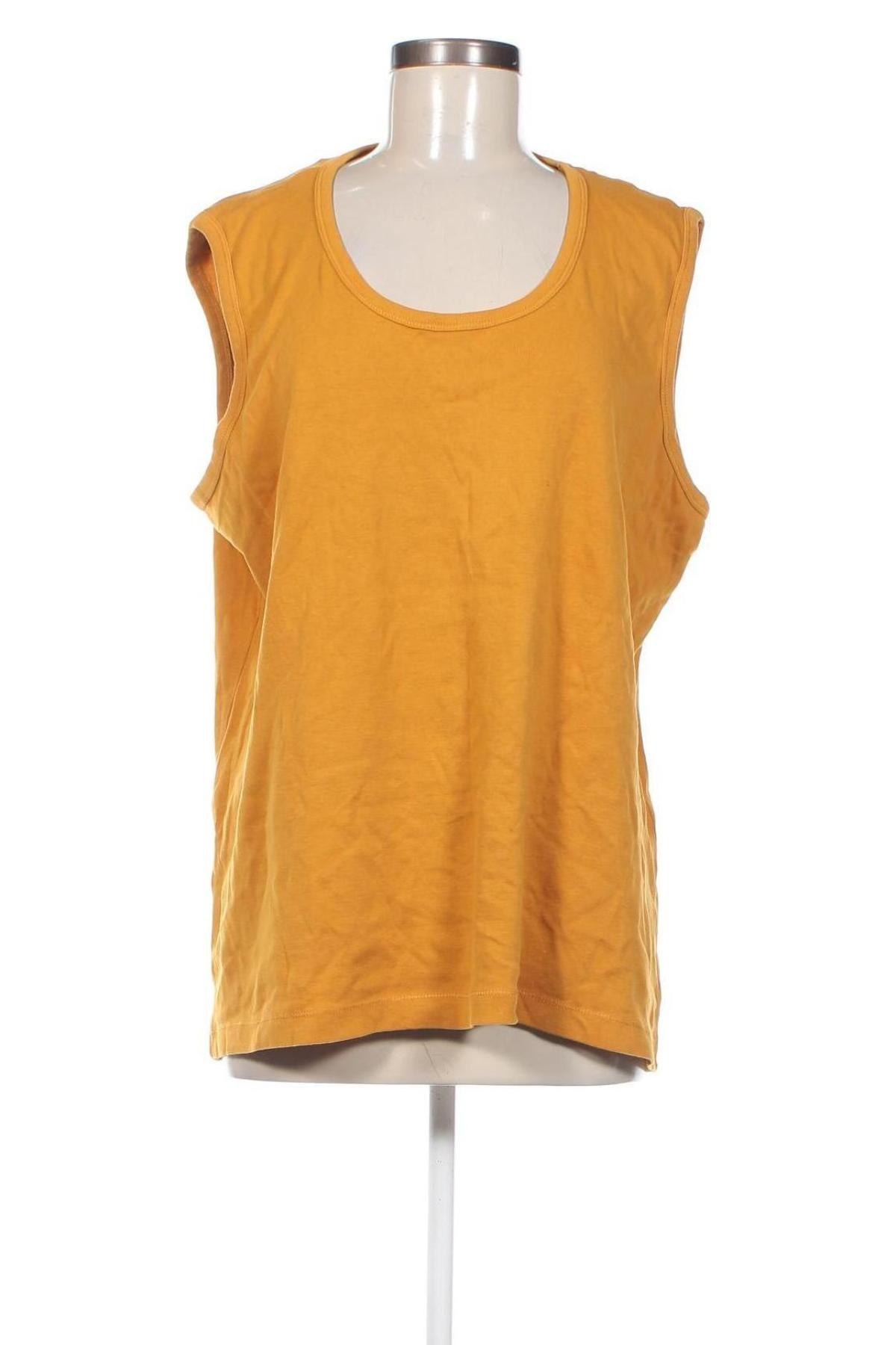 Γυναικείο αμάνικο μπλουζάκι Gina Laura, Μέγεθος XXL, Χρώμα Κίτρινο, Τιμή 6,19 €