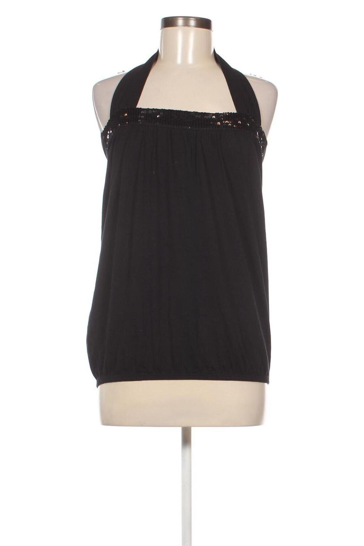 Γυναικείο αμάνικο μπλουζάκι H&M, Μέγεθος S, Χρώμα Μαύρο, Τιμή 1,61 €