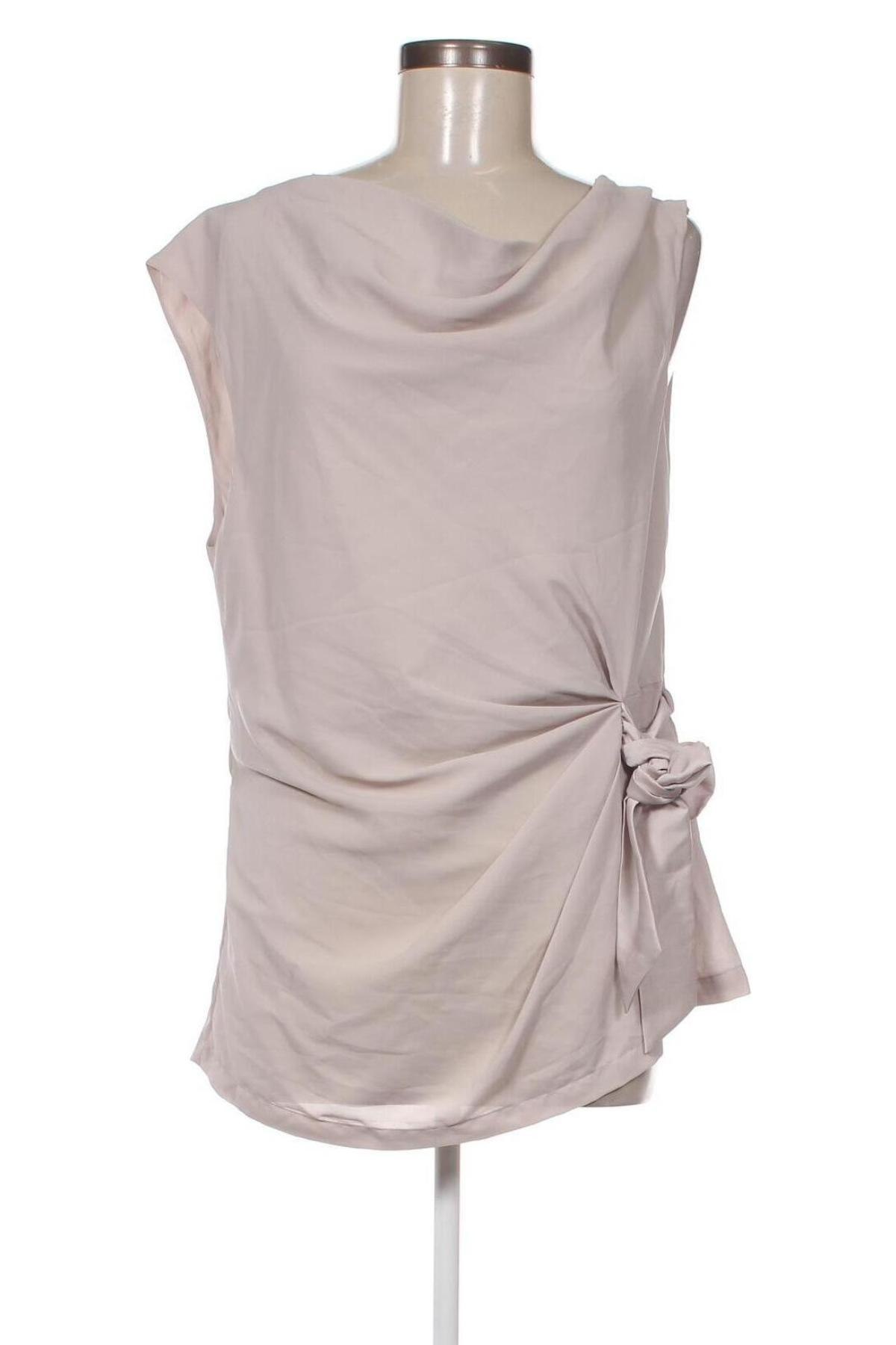 Γυναικείο αμάνικο μπλουζάκι H&M, Μέγεθος XL, Χρώμα  Μπέζ, Τιμή 4,02 €