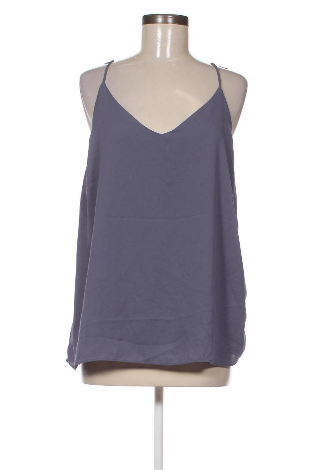 Γυναικείο αμάνικο μπλουζάκι H&M, Μέγεθος XL, Χρώμα Μπλέ, Τιμή 12,99 €