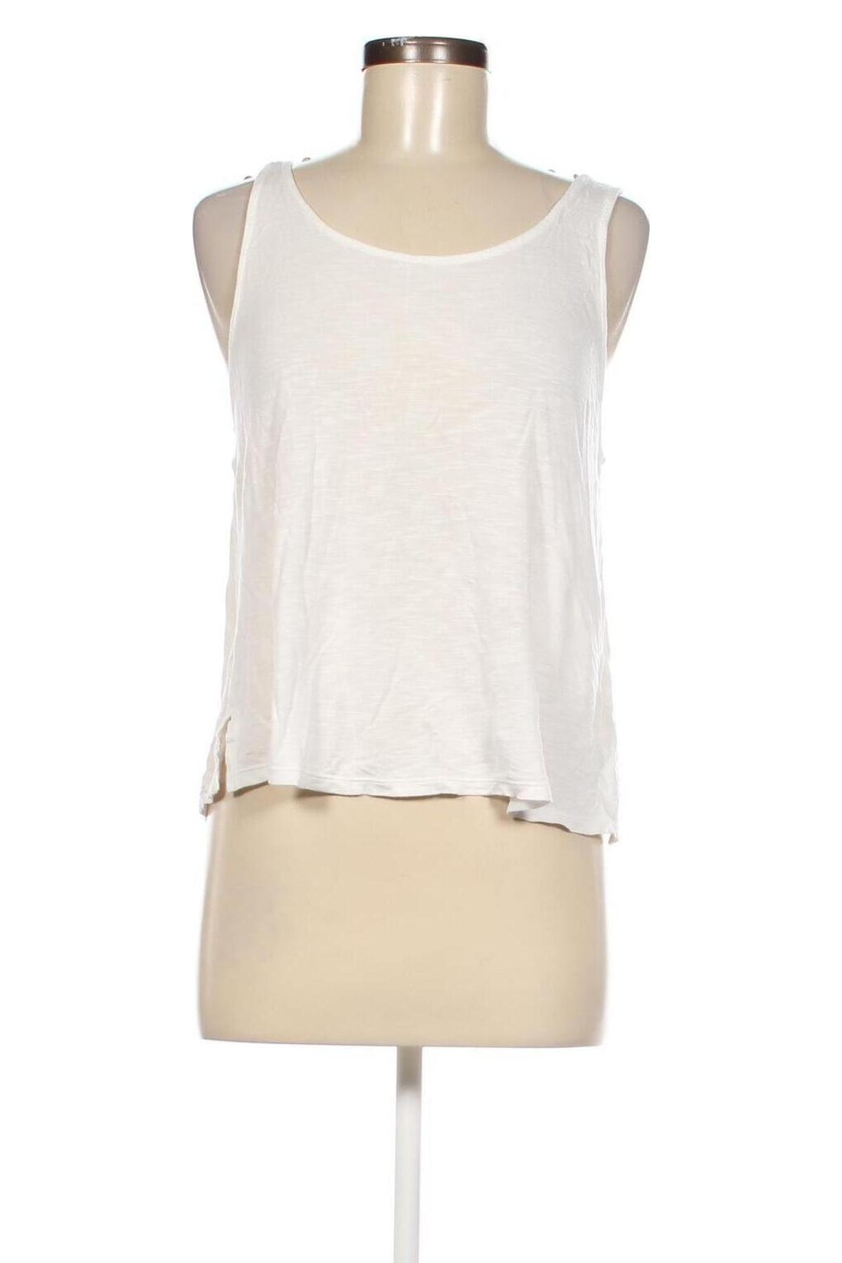 Γυναικείο αμάνικο μπλουζάκι H&M Divided, Μέγεθος M, Χρώμα Λευκό, Τιμή 8,04 €