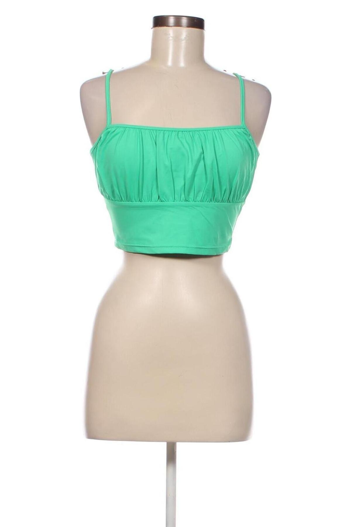 Γυναικείο αμάνικο μπλουζάκι H&M Divided, Μέγεθος M, Χρώμα Πράσινο, Τιμή 3,46 €