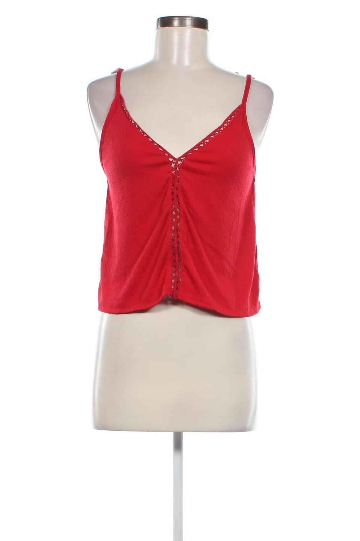 Γυναικείο αμάνικο μπλουζάκι H&M Divided, Μέγεθος S, Χρώμα Κόκκινο, Τιμή 8,04 €