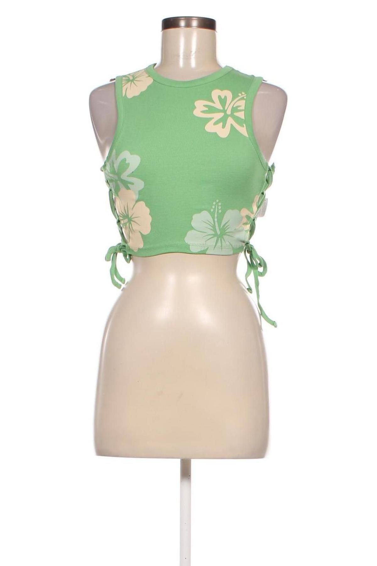 Γυναικείο αμάνικο μπλουζάκι Jennyfer, Μέγεθος XXS, Χρώμα Πράσινο, Τιμή 10,82 €
