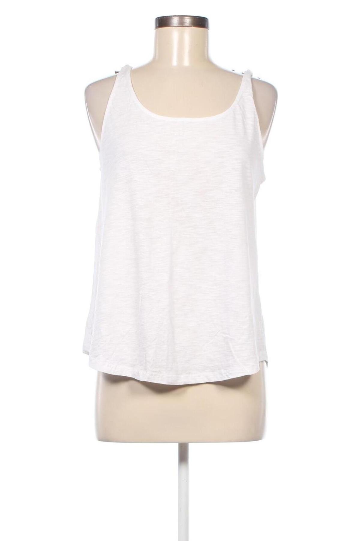 Γυναικείο αμάνικο μπλουζάκι Mango, Μέγεθος L, Χρώμα Λευκό, Τιμή 7,67 €