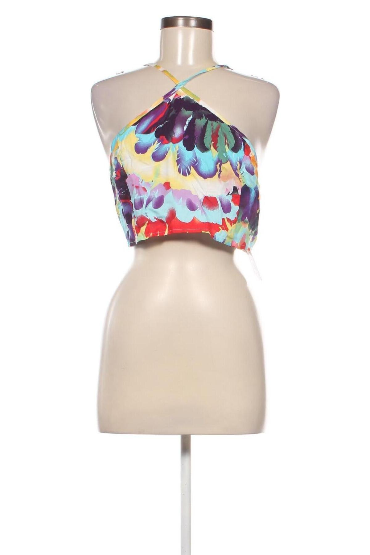 Γυναικείο αμάνικο μπλουζάκι Missguided, Μέγεθος L, Χρώμα Πολύχρωμο, Τιμή 10,82 €