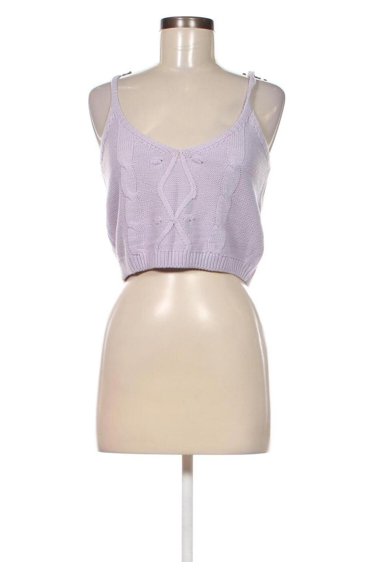 Γυναικείο αμάνικο μπλουζάκι Missguided, Μέγεθος M, Χρώμα Βιολετί, Τιμή 8,55 €