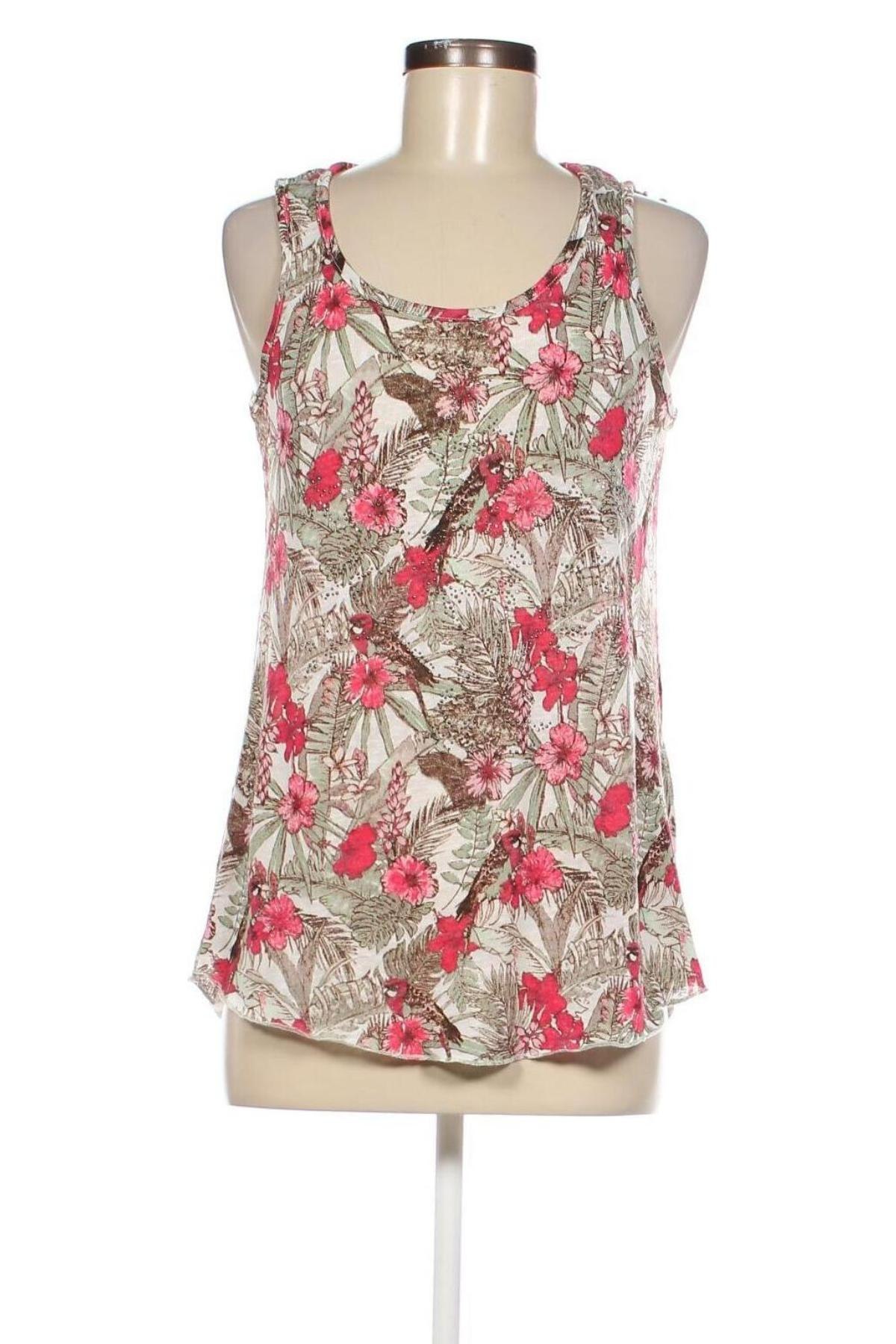 Γυναικείο αμάνικο μπλουζάκι Ms Mode, Μέγεθος XL, Χρώμα Πολύχρωμο, Τιμή 3,38 €