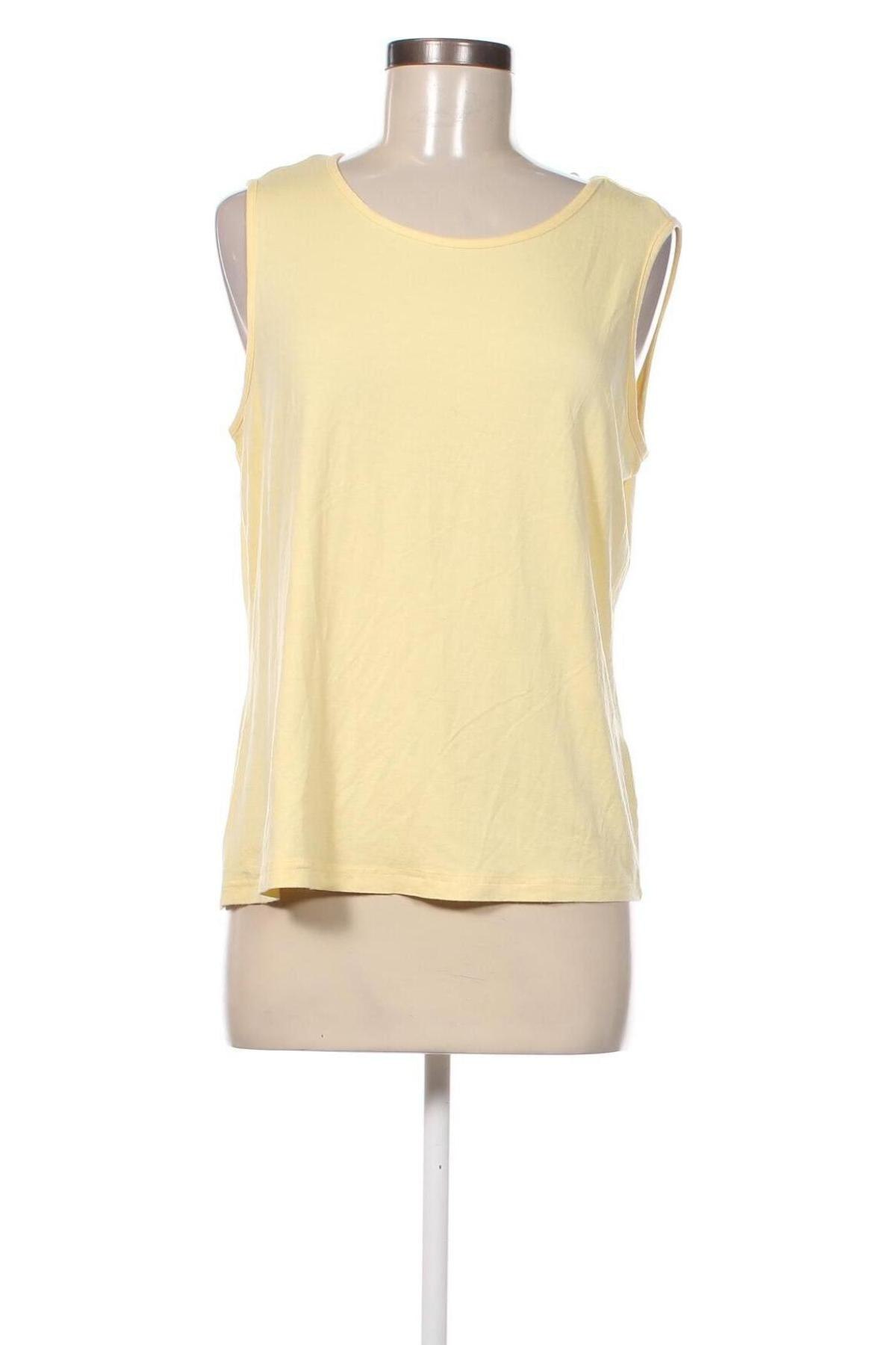 Γυναικείο αμάνικο μπλουζάκι My Way Fer, Μέγεθος L, Χρώμα Κίτρινο, Τιμή 8,04 €
