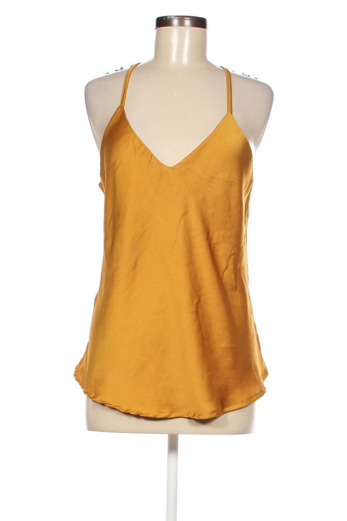 Γυναικείο αμάνικο μπλουζάκι NLW, Μέγεθος M, Χρώμα Κίτρινο, Τιμή 8,04 €