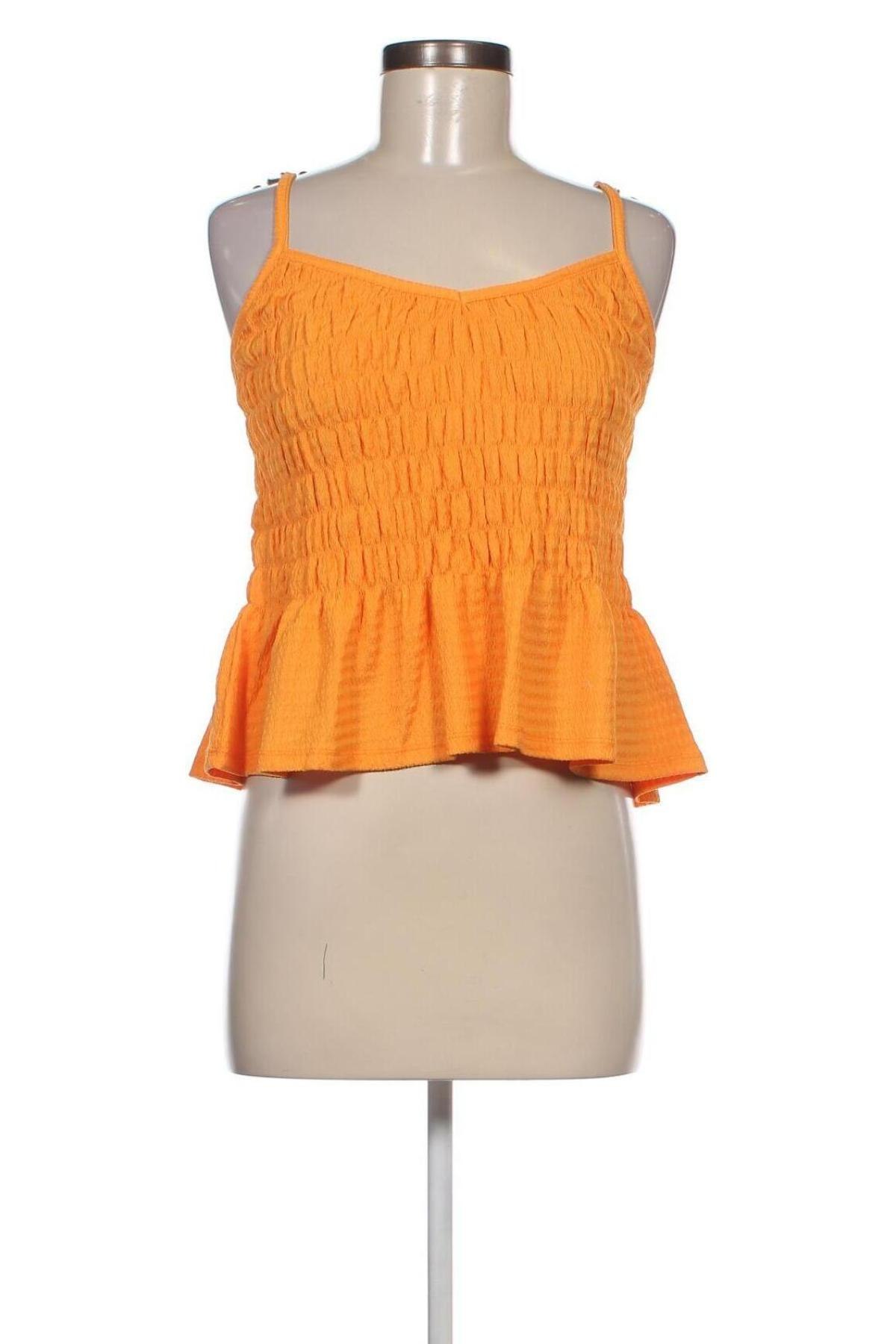 Γυναικείο αμάνικο μπλουζάκι ONLY, Μέγεθος L, Χρώμα Πορτοκαλί, Τιμή 2,09 €