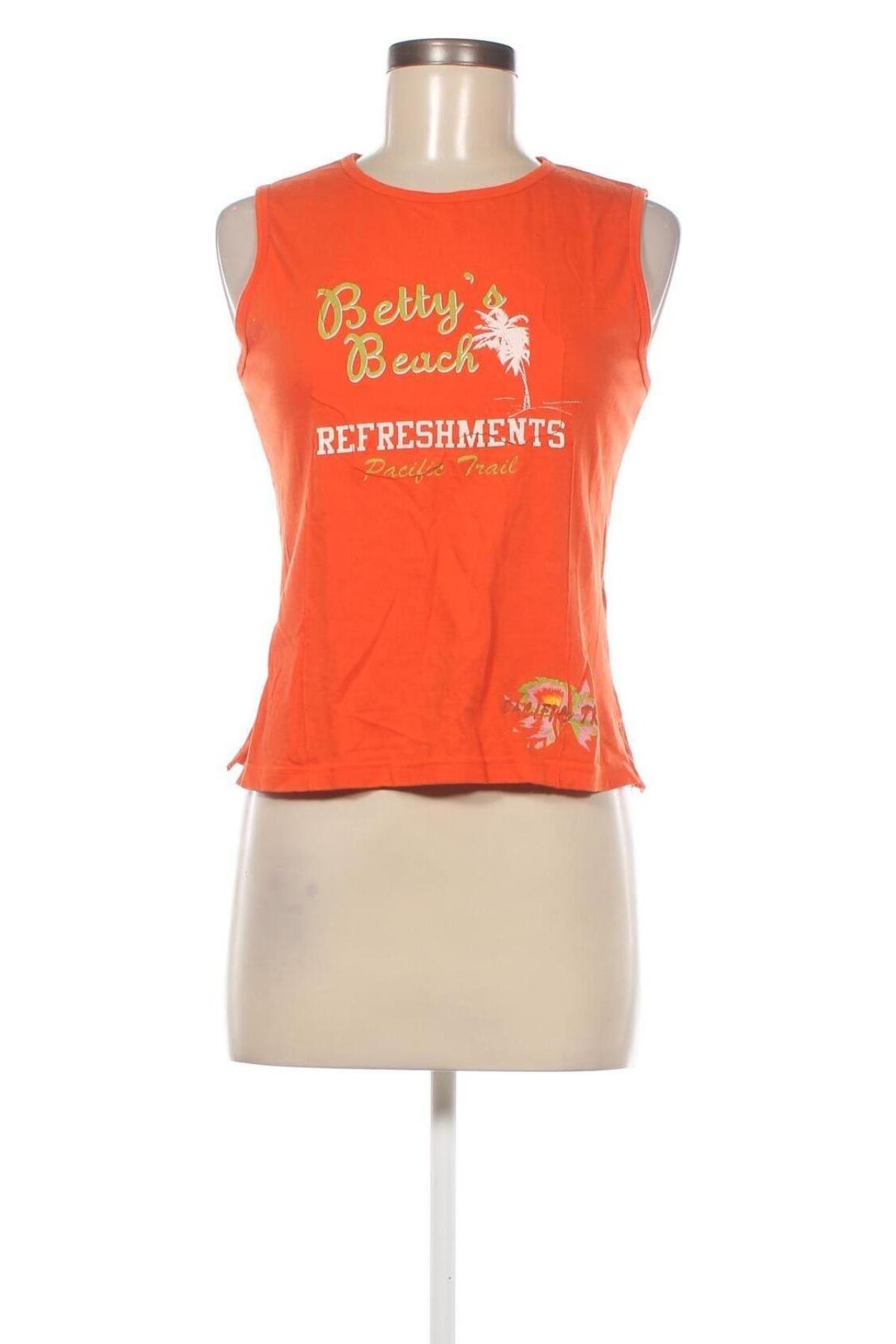 Γυναικείο αμάνικο μπλουζάκι Pacific Trail, Μέγεθος M, Χρώμα Πορτοκαλί, Τιμή 7,96 €