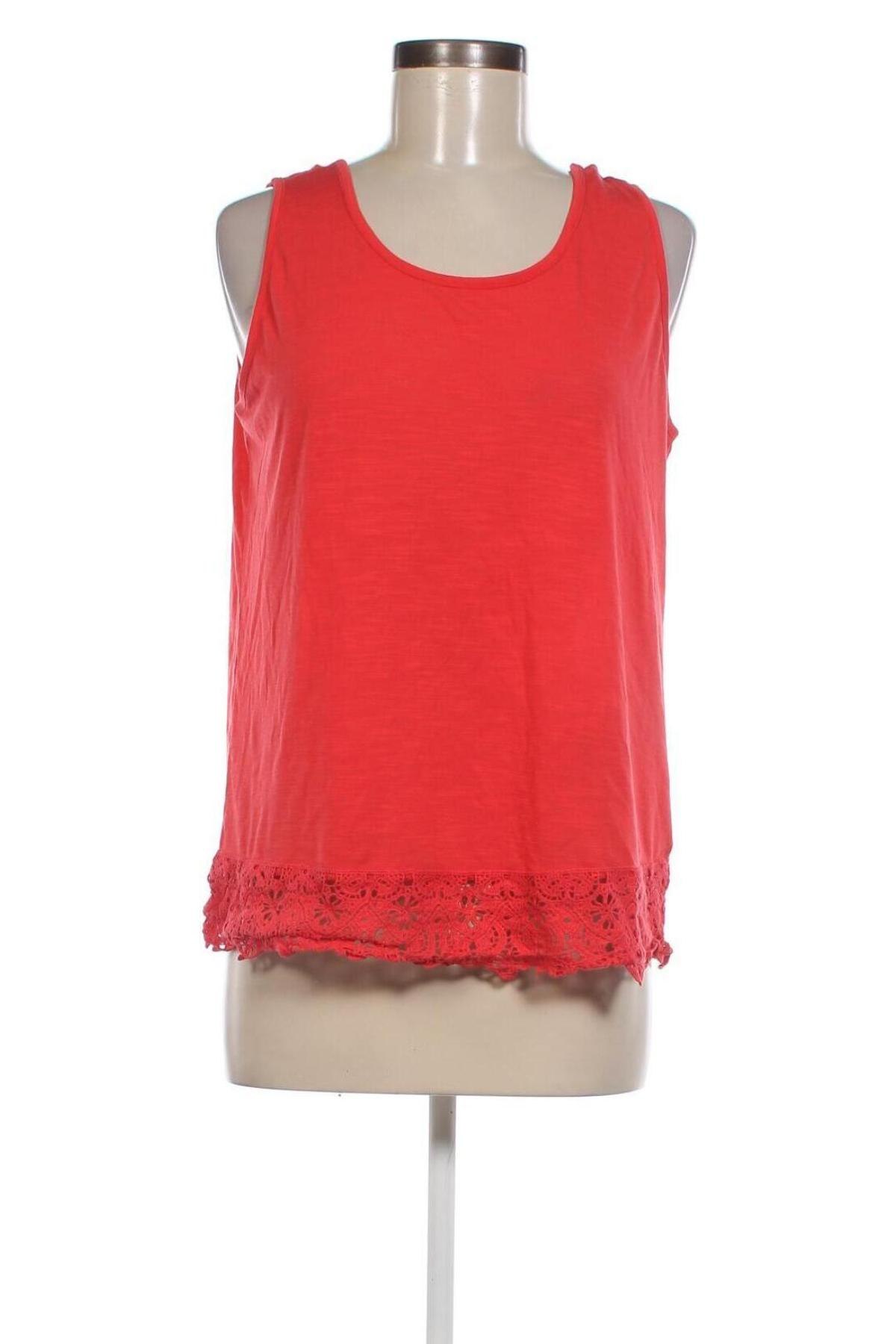 Γυναικείο αμάνικο μπλουζάκι Page One, Μέγεθος L, Χρώμα Κόκκινο, Τιμή 3,22 €