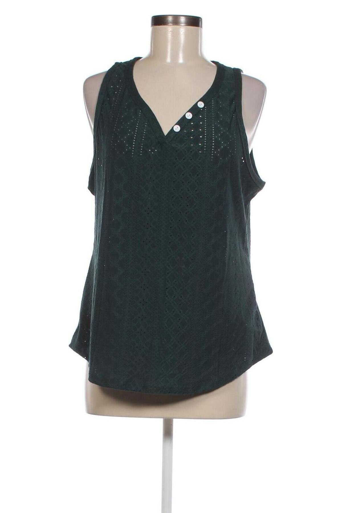 Γυναικείο αμάνικο μπλουζάκι SHEIN, Μέγεθος XL, Χρώμα Πράσινο, Τιμή 1,60 €