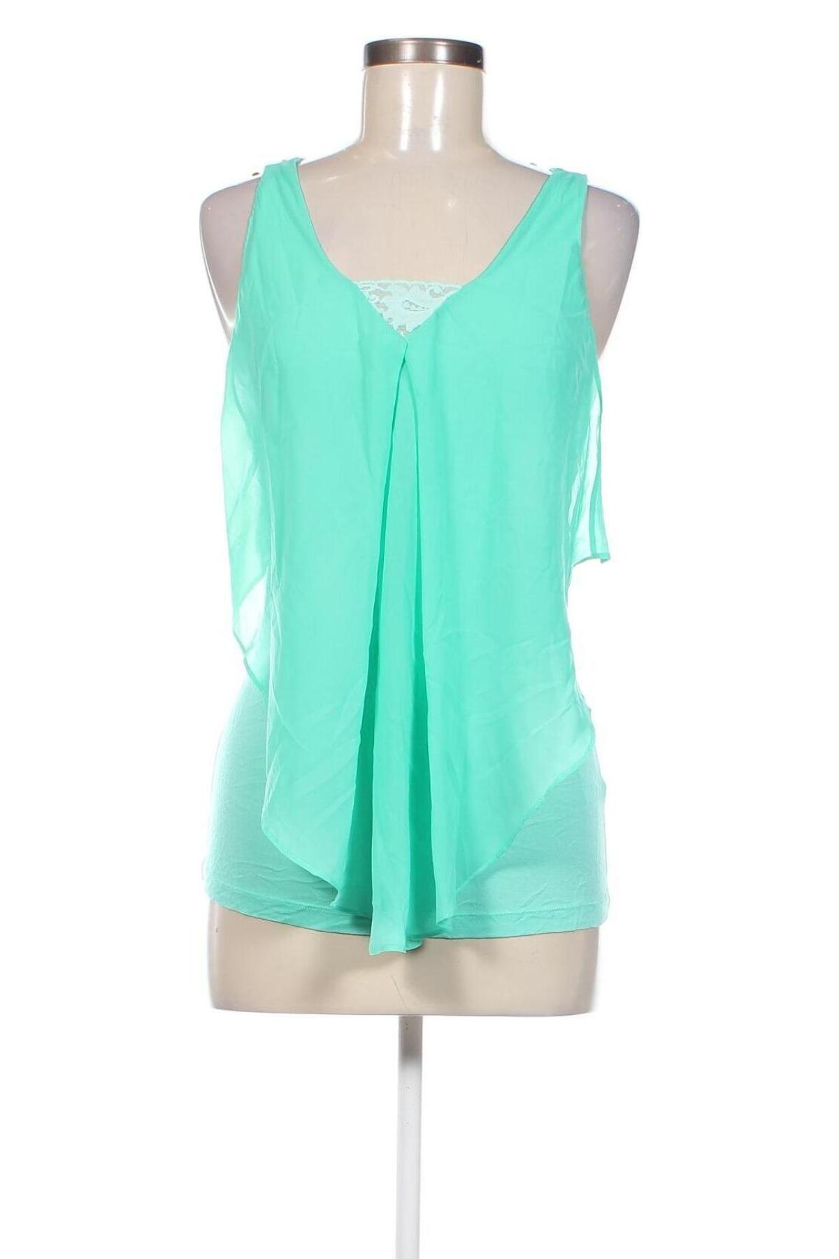 Γυναικείο αμάνικο μπλουζάκι Saint Tropez, Μέγεθος S, Χρώμα Πράσινο, Τιμή 2,66 €