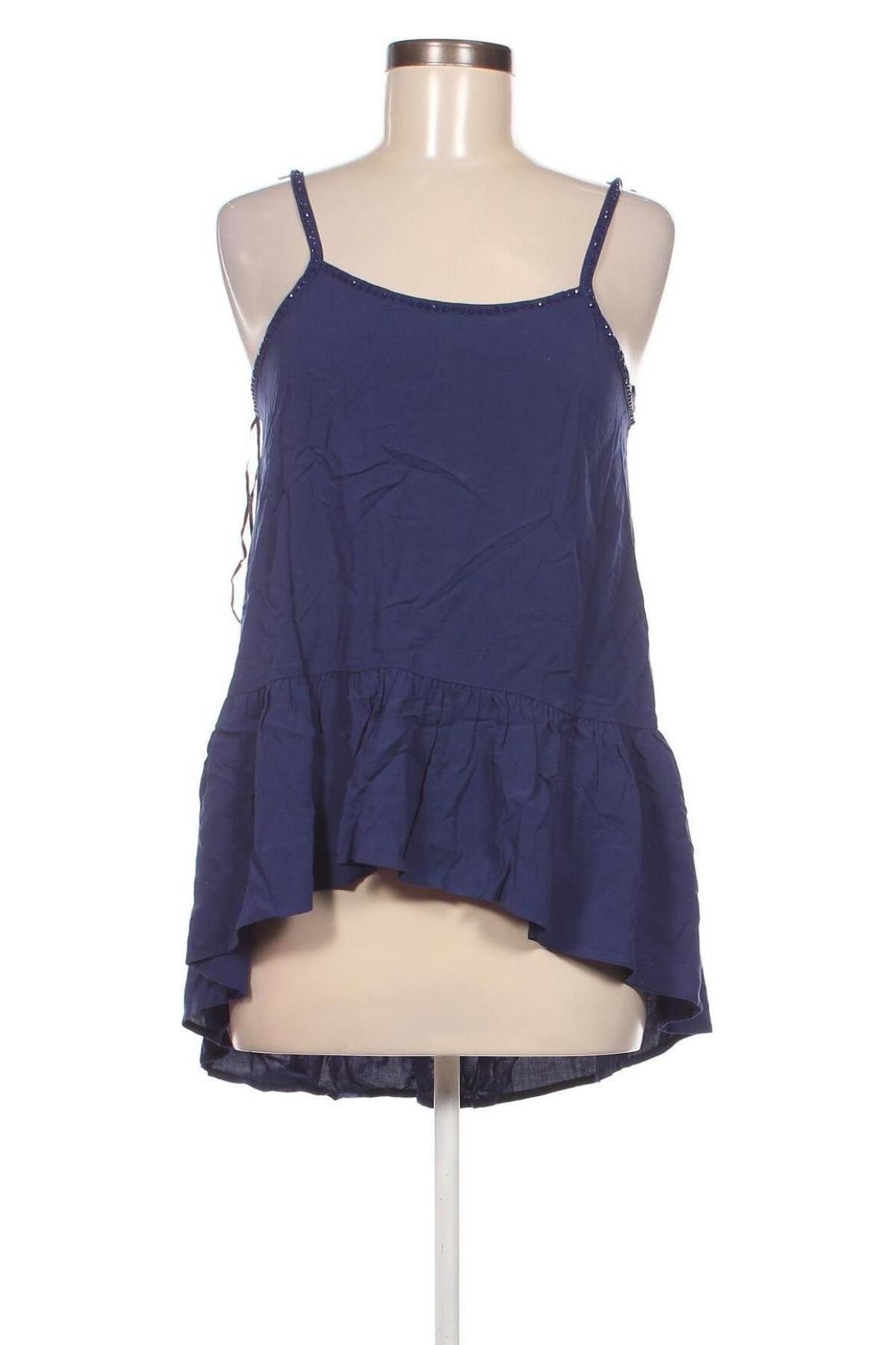 Γυναικείο αμάνικο μπλουζάκι TWINSET, Μέγεθος S, Χρώμα Μπλέ, Τιμή 14,85 €