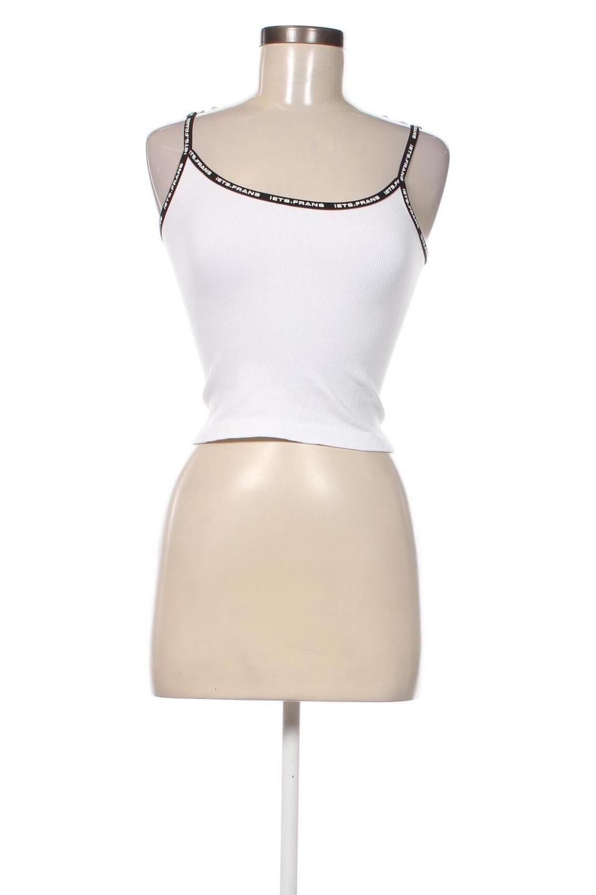 Γυναικείο αμάνικο μπλουζάκι iets frans..., Μέγεθος S, Χρώμα Λευκό, Τιμή 4,49 €