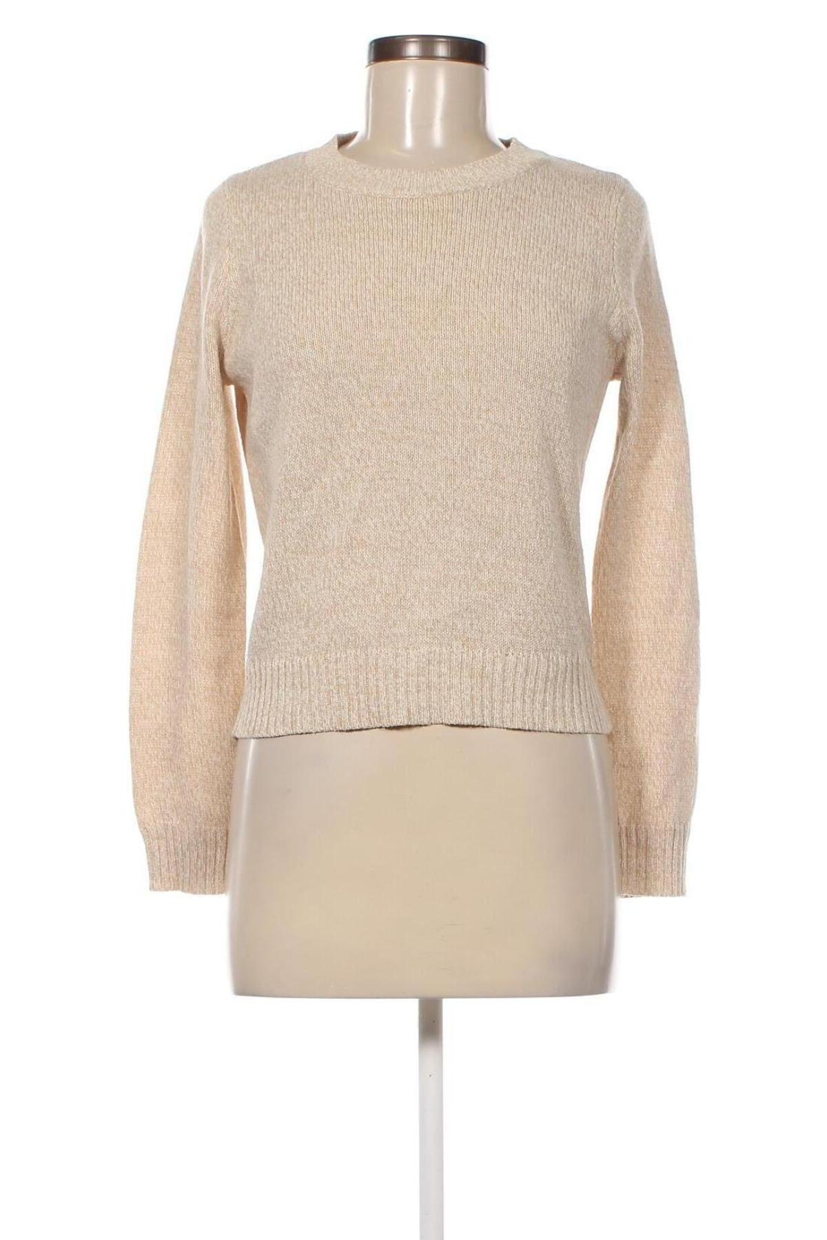 Дамски пуловер, Размер XS, Цвят Бежов, Цена 8,75 лв.