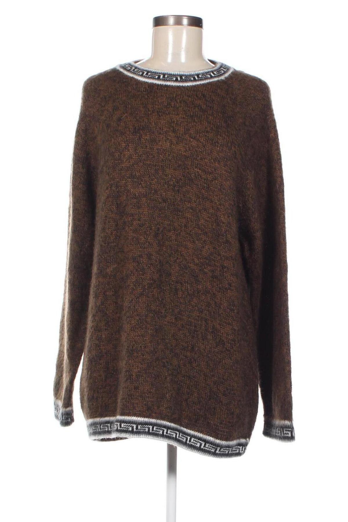 Γυναικείο πουλόβερ, Μέγεθος L, Χρώμα Καφέ, Τιμή 3,75 €