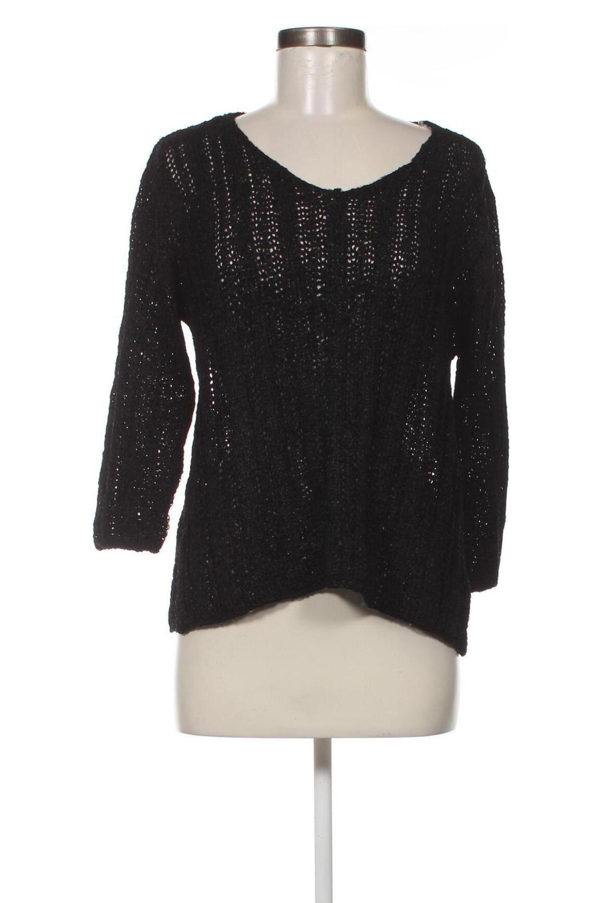 Дамски пуловер, Размер M, Цвят Черен, Цена 13,34 лв.
