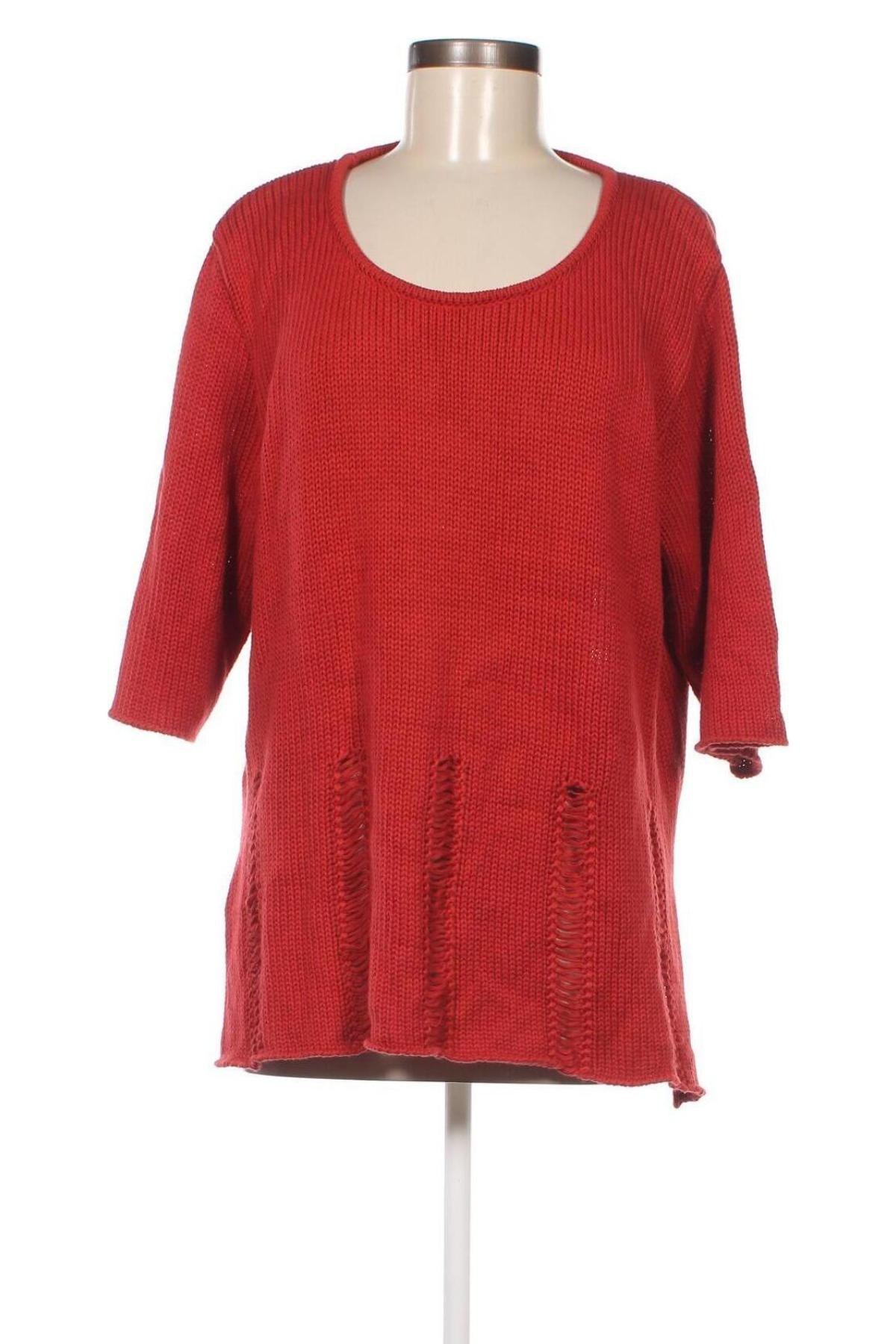 Γυναικείο πουλόβερ, Μέγεθος XL, Χρώμα Κόκκινο, Τιμή 3,23 €