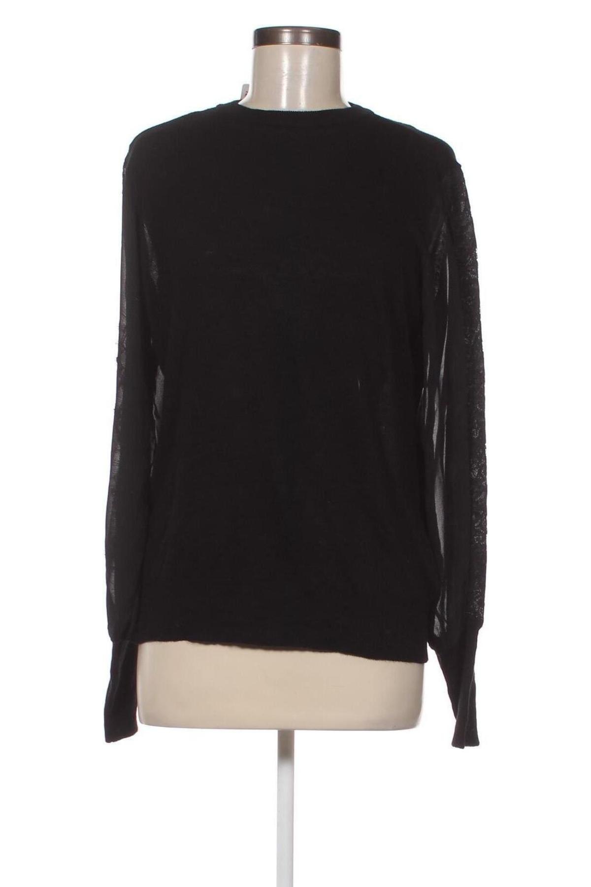 Дамски пуловер Clockhouse, Размер XL, Цвят Черен, Цена 23,00 лв.
