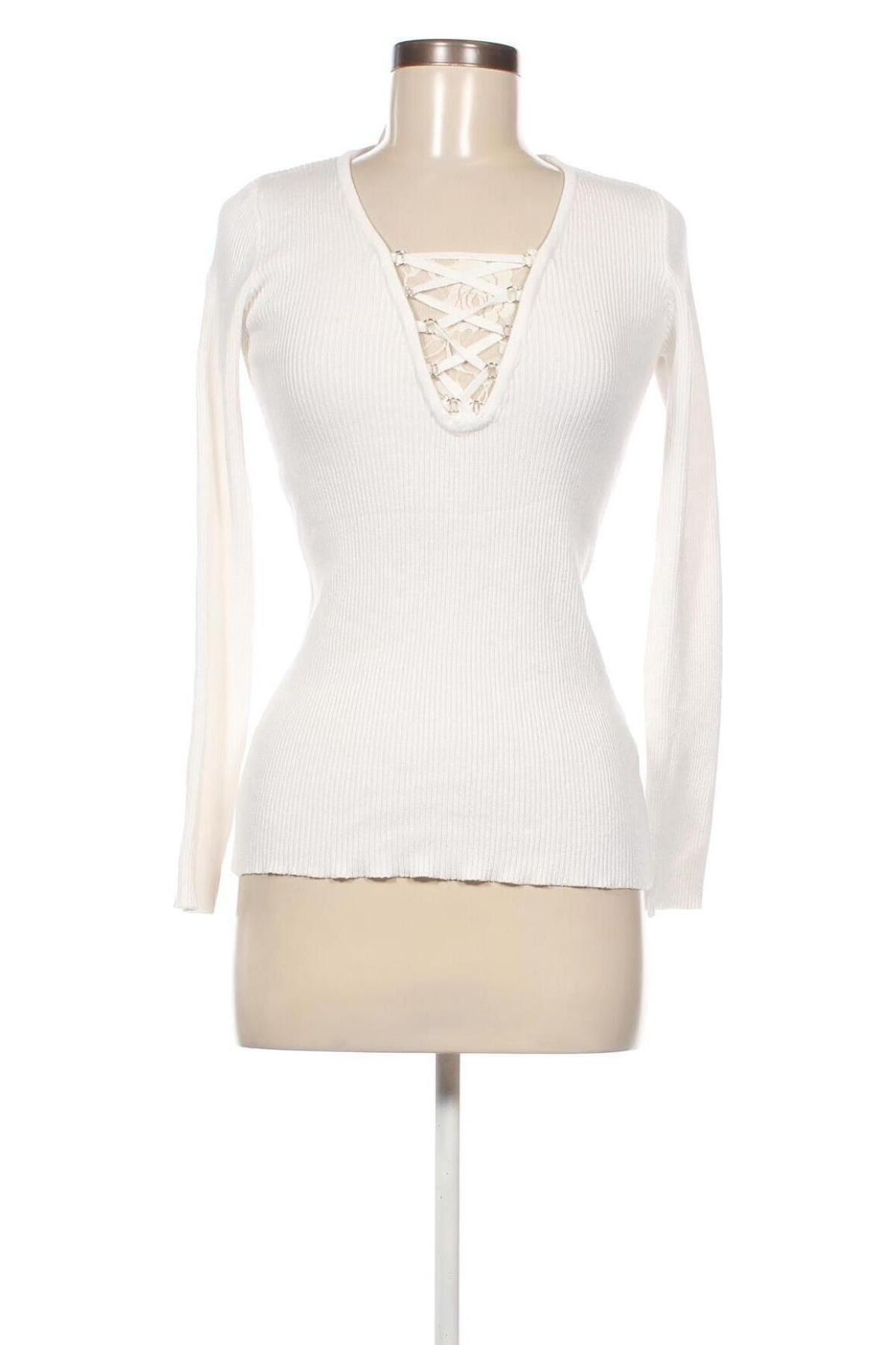 Γυναικείο πουλόβερ Colloseum, Μέγεθος XS, Χρώμα Λευκό, Τιμή 2,69 €