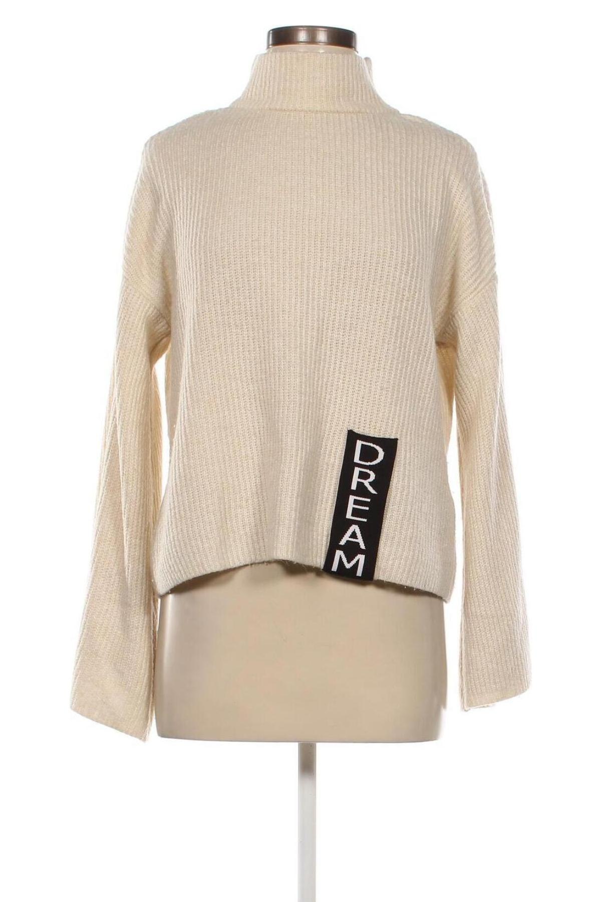 Дамски пуловер Defacto, Размер XL, Цвят Бежов, Цена 12,18 лв.