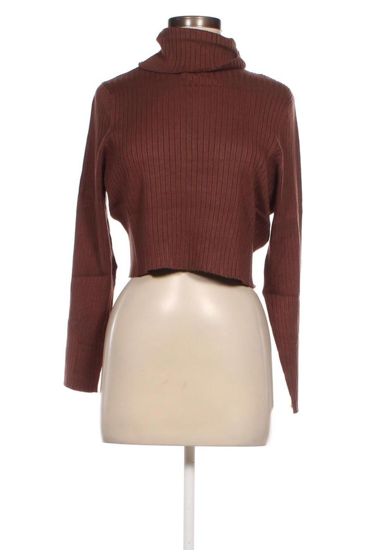 Γυναικείο πουλόβερ Even&Odd, Μέγεθος 3XL, Χρώμα Καφέ, Τιμή 8,30 €