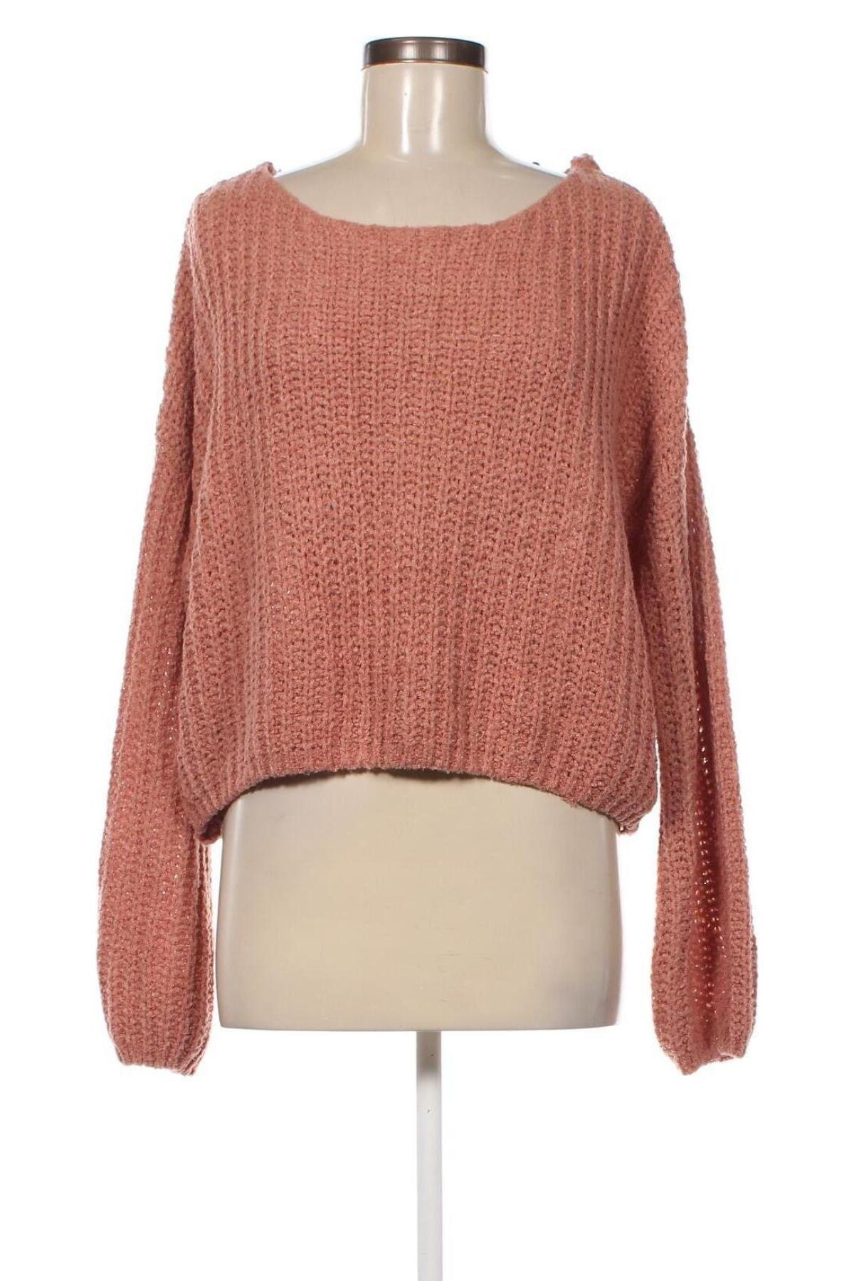 Γυναικείο πουλόβερ Fb Sister, Μέγεθος L, Χρώμα Ρόζ , Τιμή 3,73 €