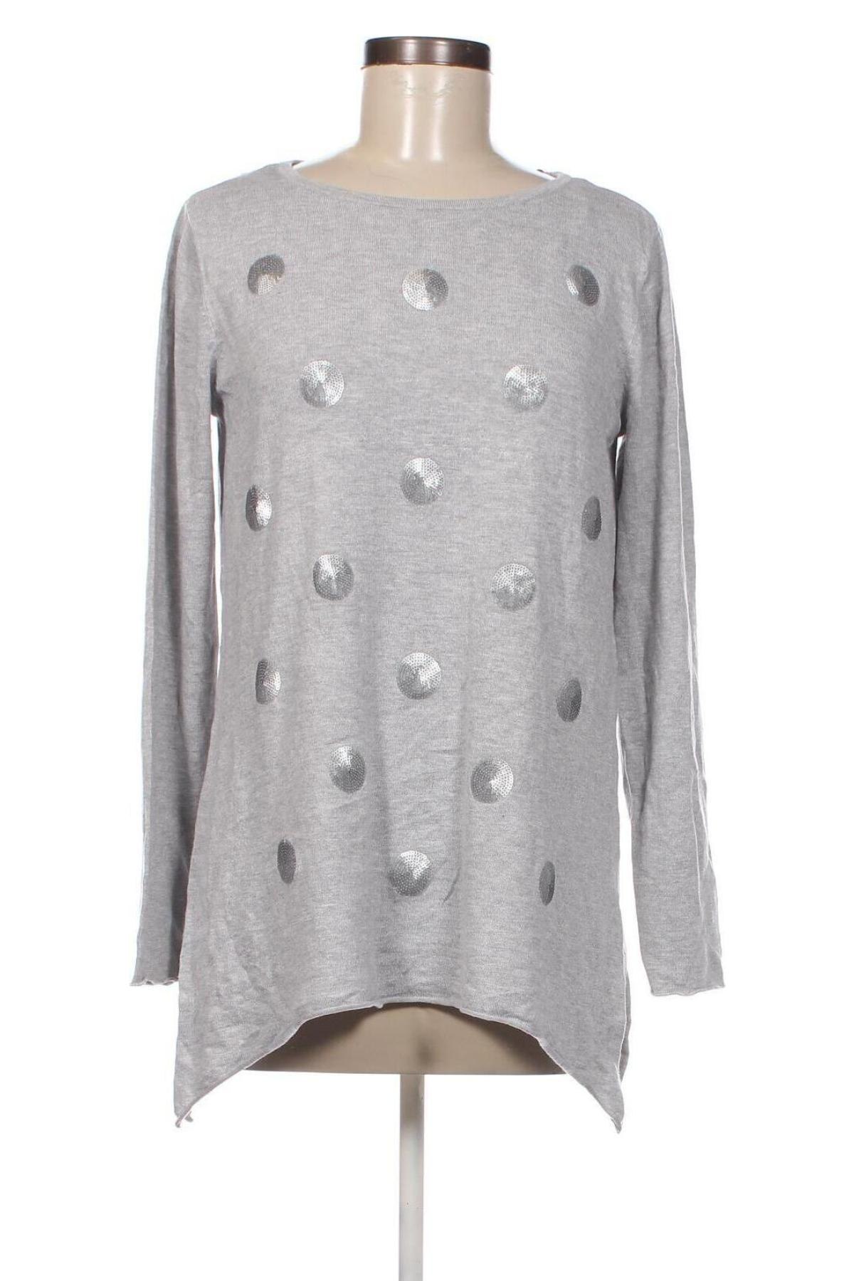 Дамски пуловер Gina Benotti, Размер S, Цвят Сив, Цена 13,05 лв.