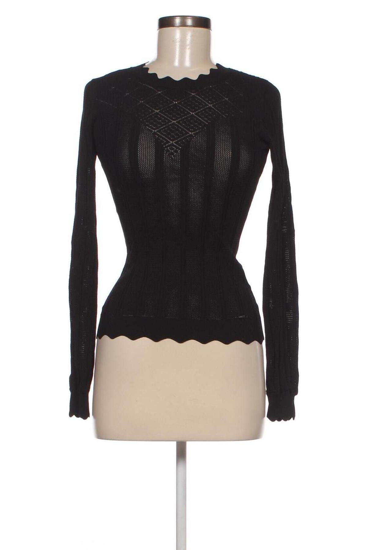 Γυναικείο πουλόβερ Guess, Μέγεθος S, Χρώμα Μαύρο, Τιμή 30,31 €