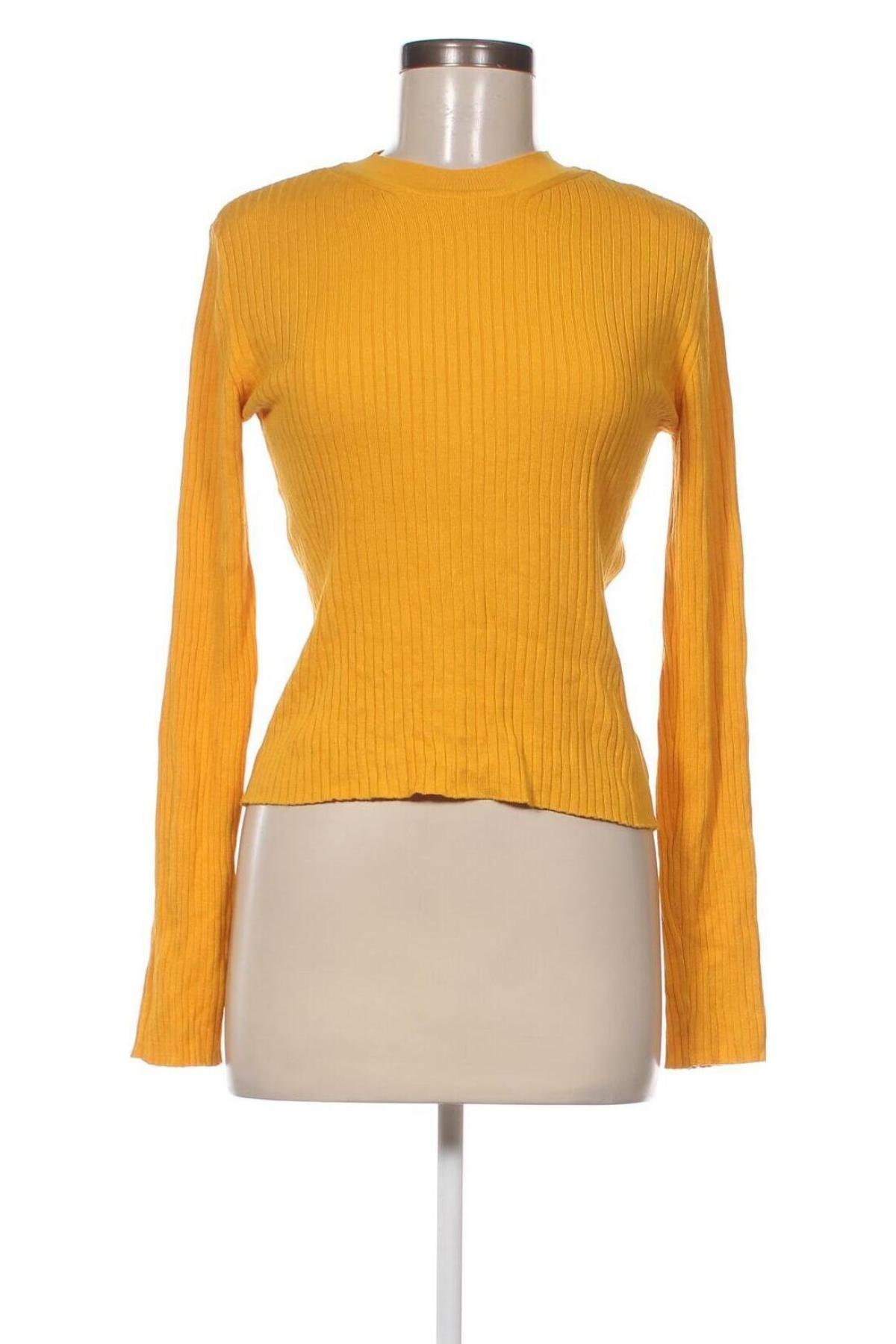 Дамски пуловер H&M Divided, Размер M, Цвят Жълт, Цена 13,05 лв.