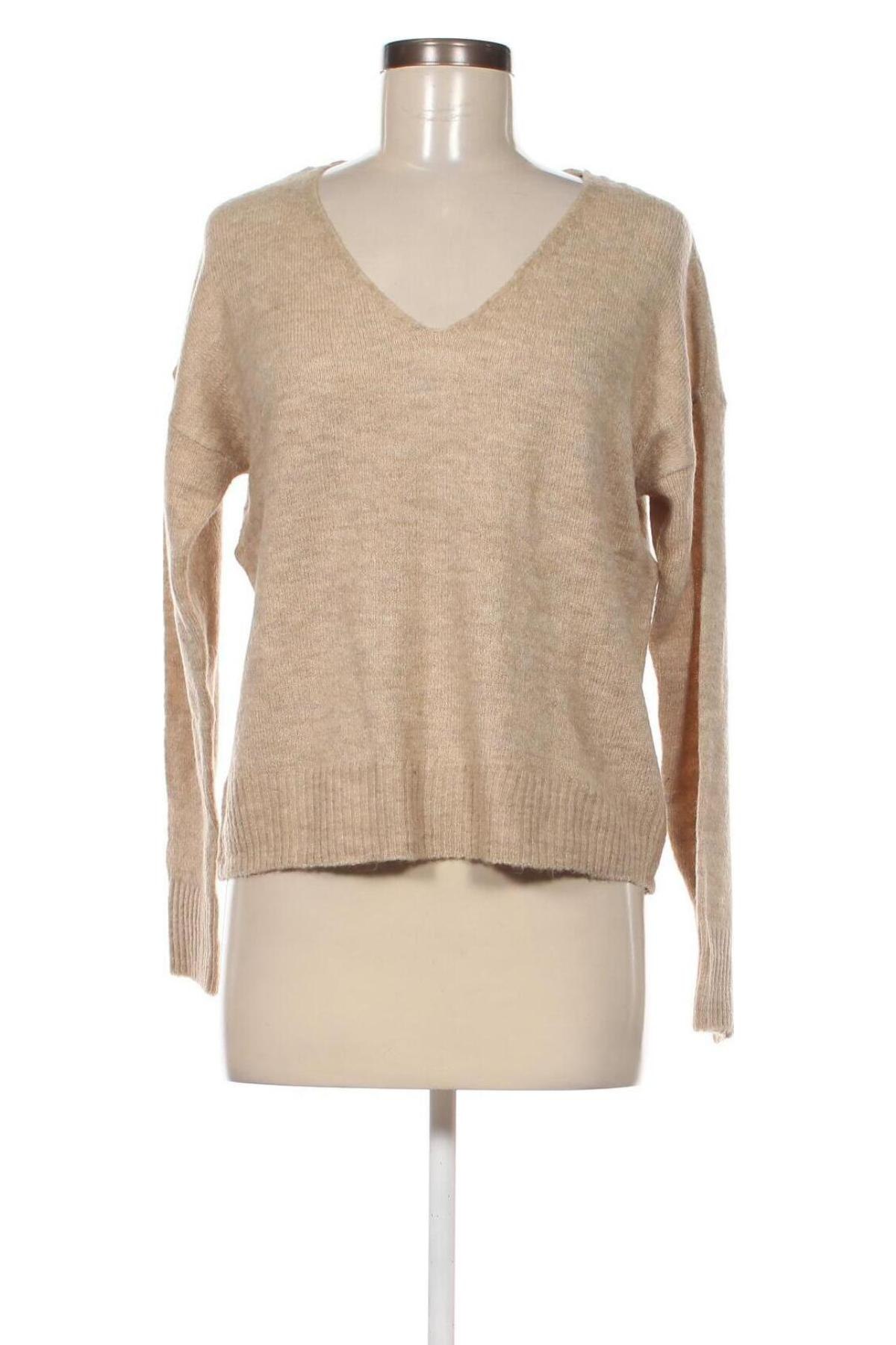 Дамски пуловер Jacqueline De Yong, Размер S, Цвят Бежов, Цена 16,10 лв.
