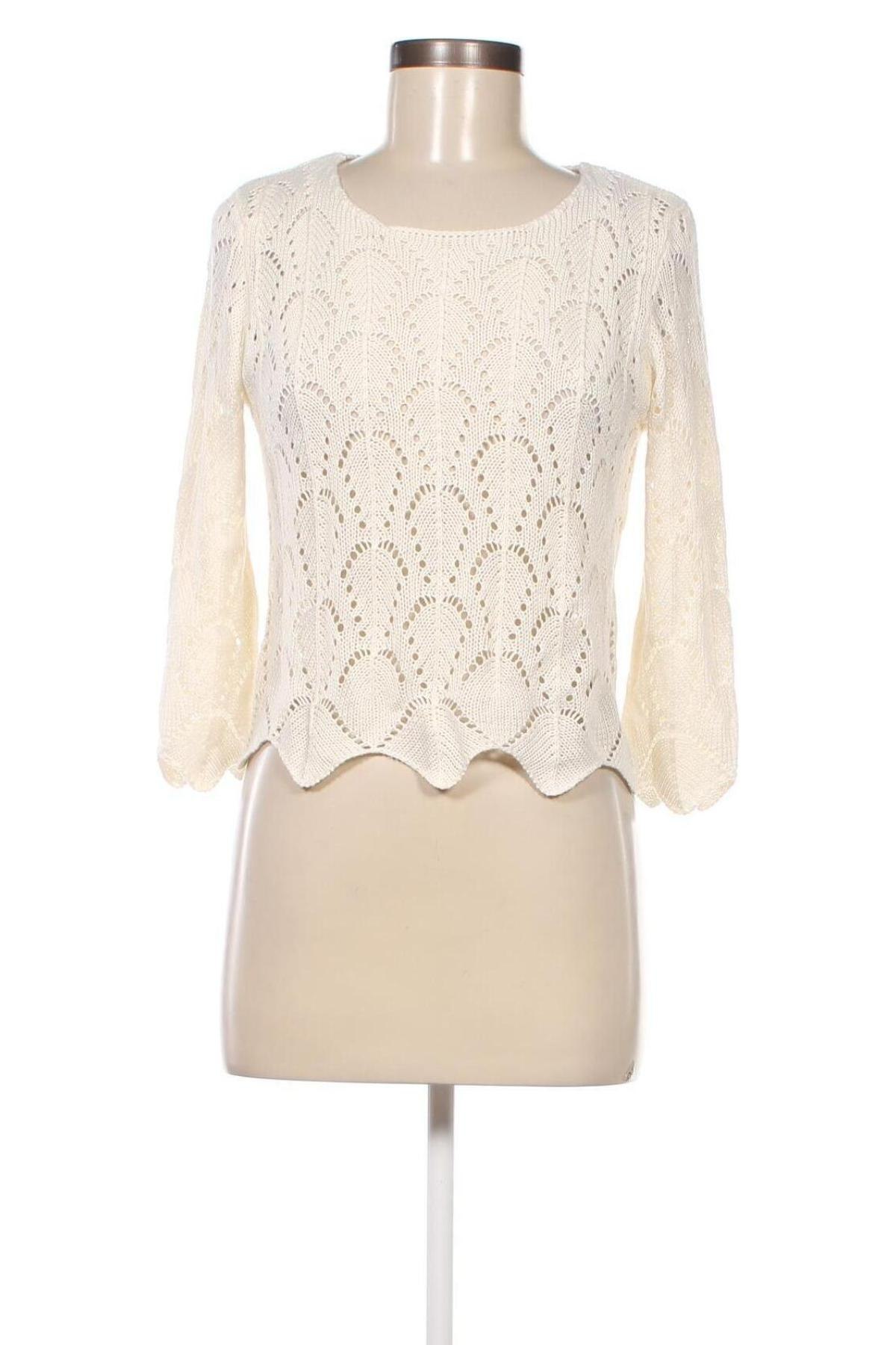 Дамски пуловер Jacqueline De Yong, Размер S, Цвят Екрю, Цена 29,00 лв.