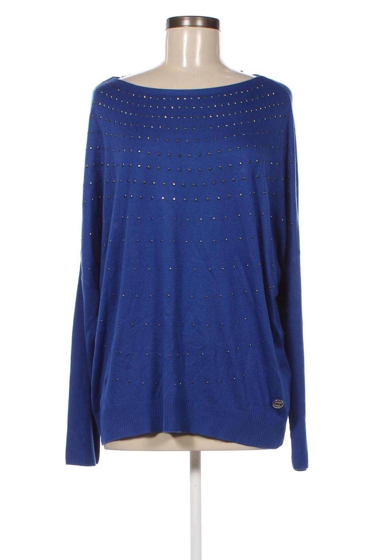 Дамски пуловер Laura Torelli, Размер L, Цвят Син, Цена 14,08 лв.