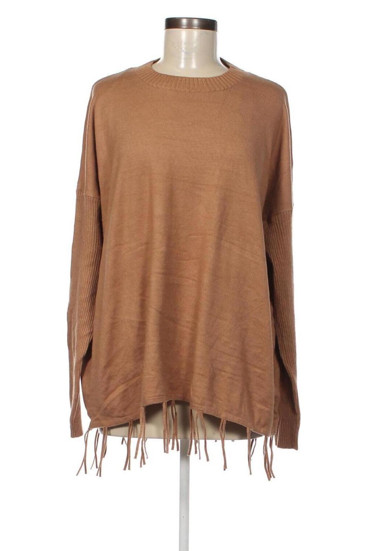 Дамски пуловер Laura Torelli, Размер M, Цвят Кафяв, Цена 7,25 лв.
