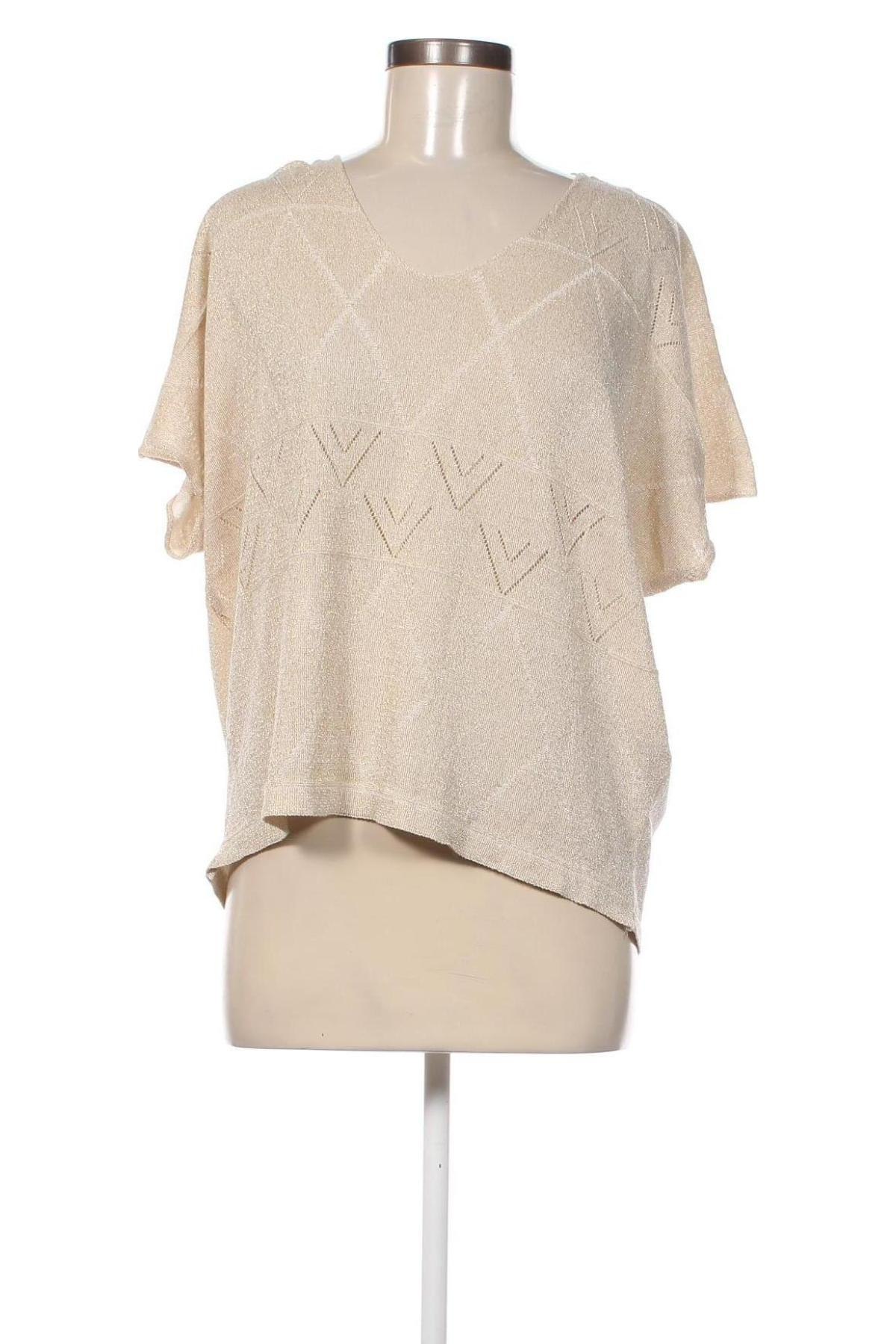 Γυναικείο πουλόβερ Made In Italy, Μέγεθος M, Χρώμα Χρυσαφί, Τιμή 17,94 €